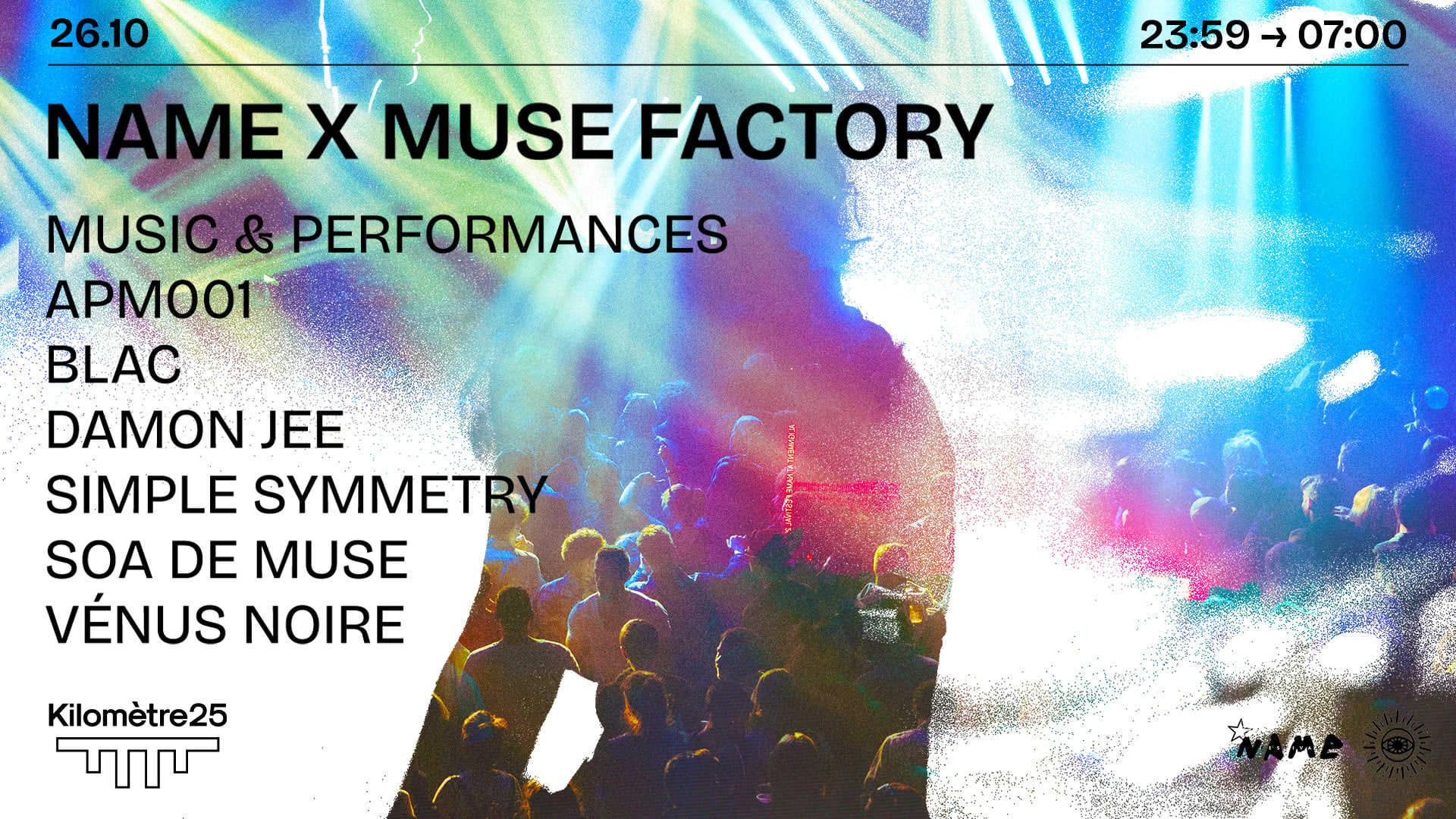 Name Festival X Muse Factory X Km25 : Damon Jee & More Cover
