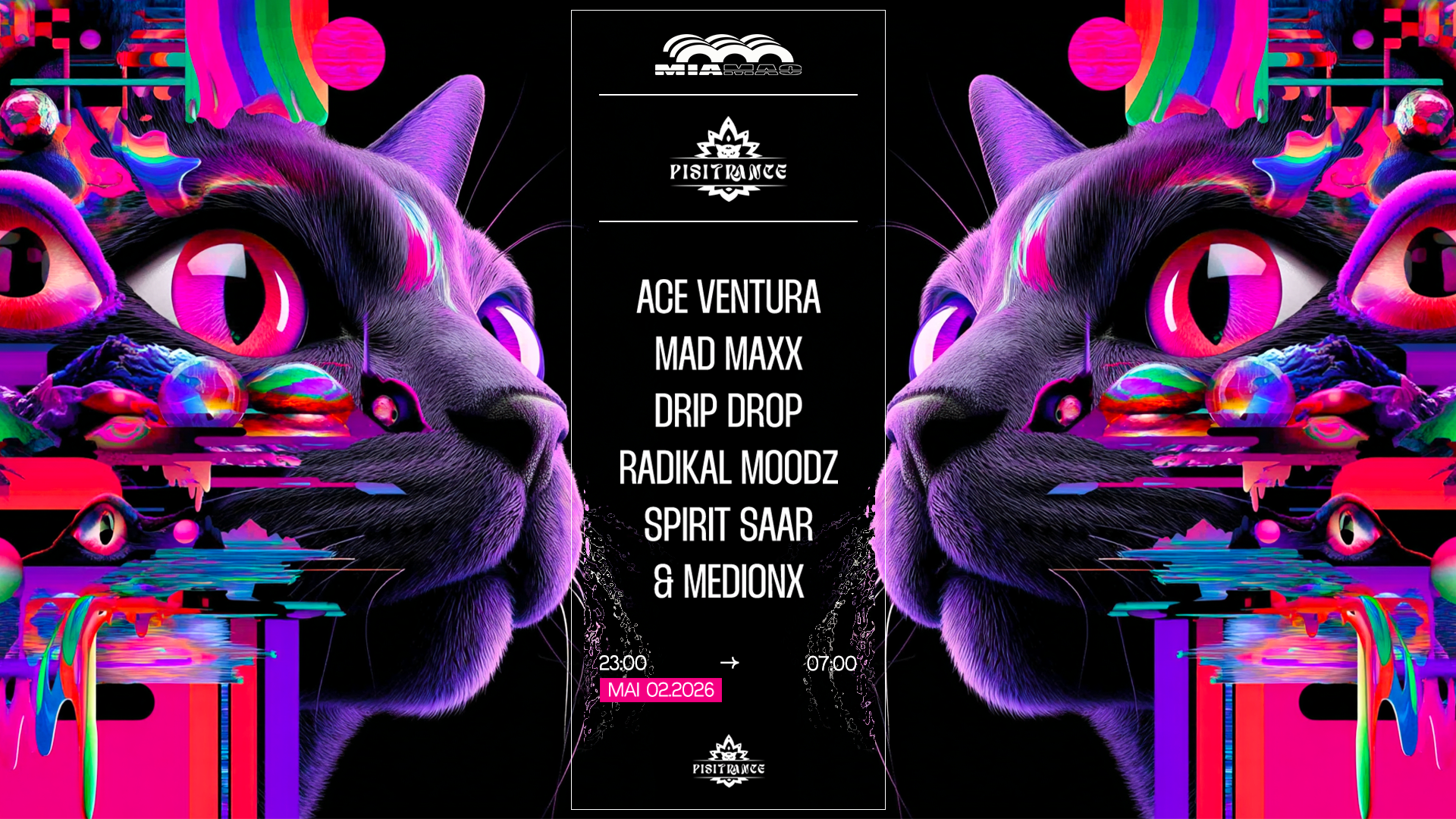 Pisitrance : Ace Ventura, Mad Maxx, Drip Drop & More Cover