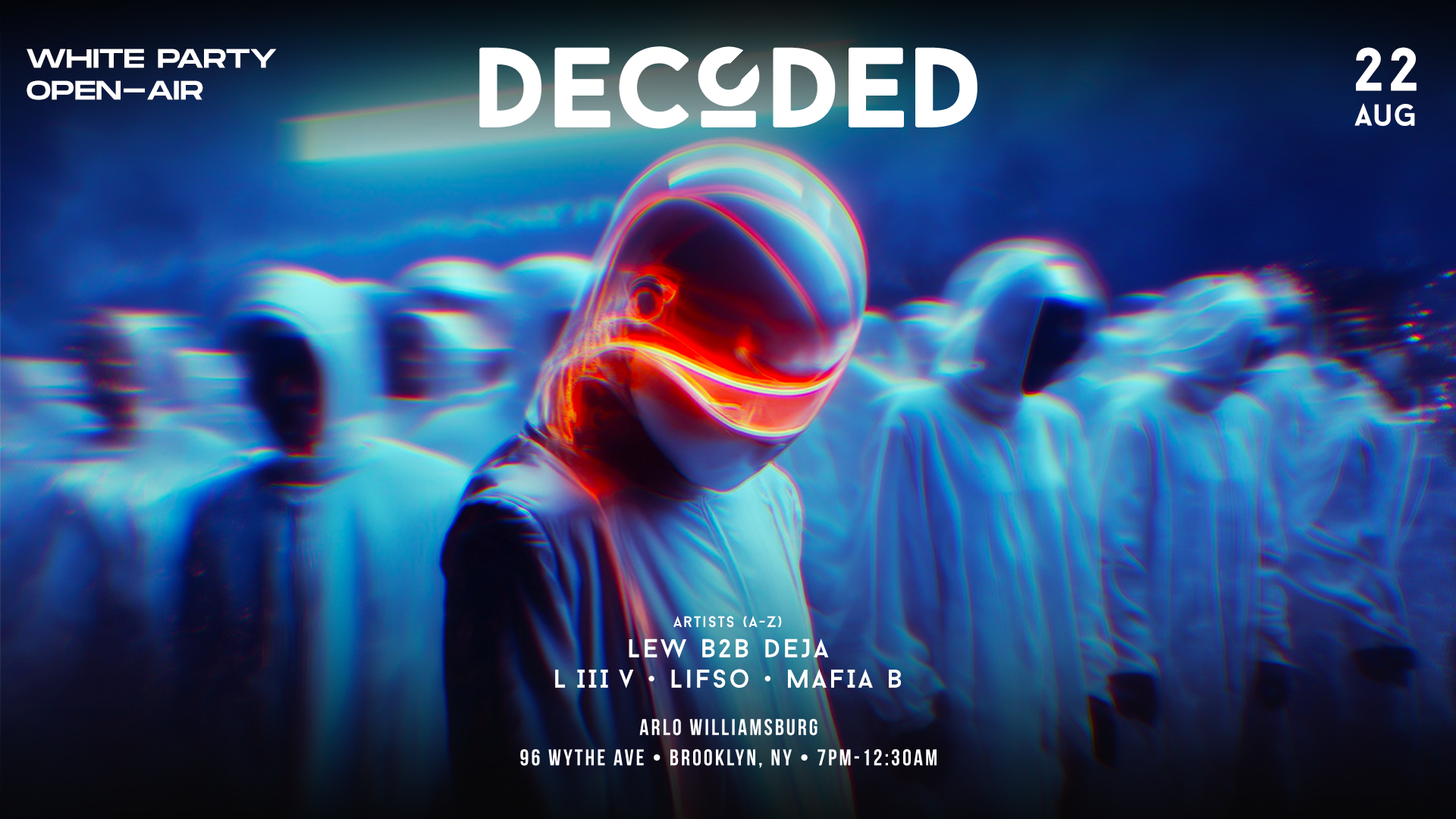 Decoded White Party @ Arlo Williamsburg Cover