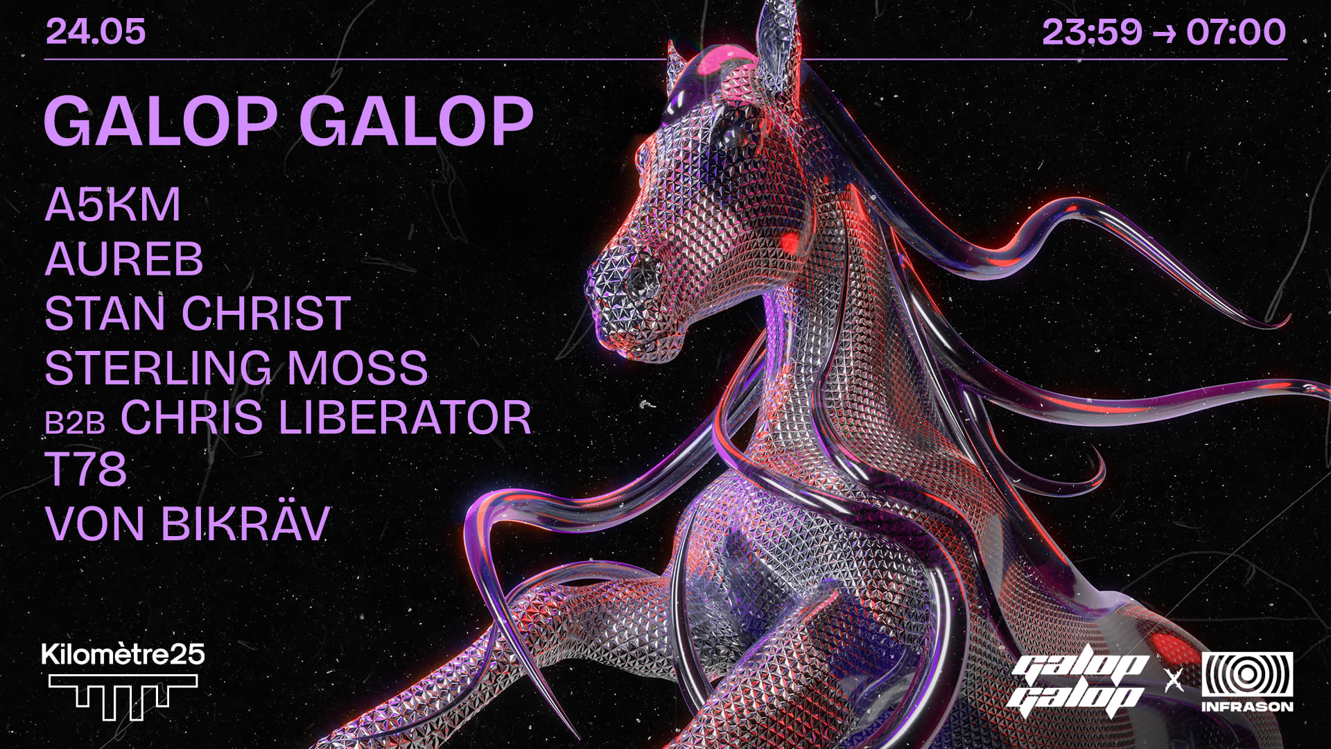 Galop Galop X Infrason X Km25 : T78, Von Bikräv & More Cover
