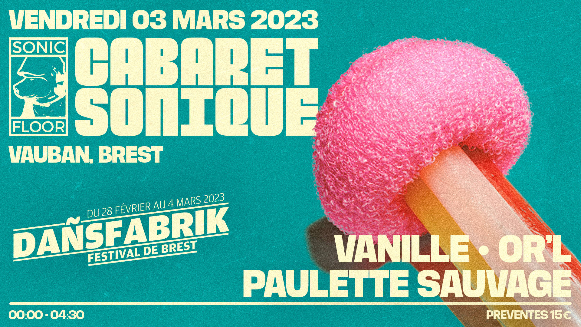 Cabaret Sonique X Dañsfabrik Cover