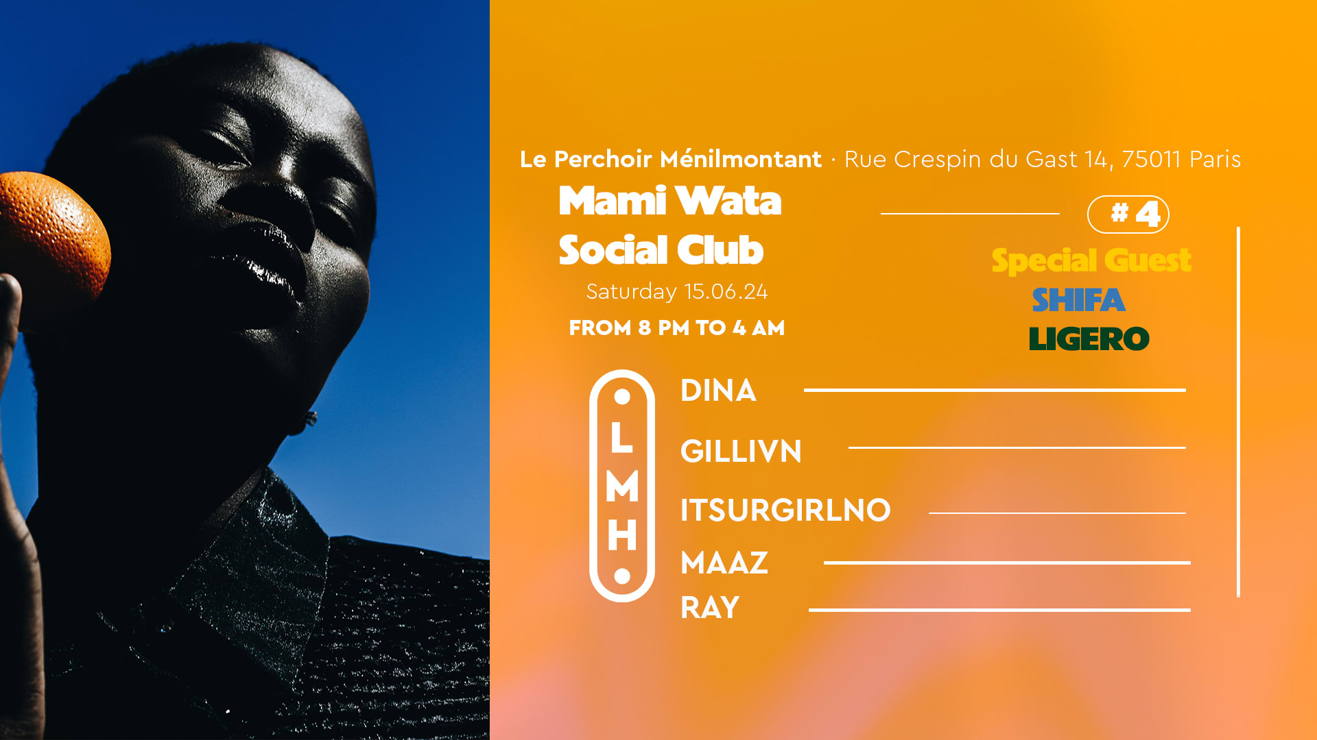 Mami Wata Social Club #4 / Le Perchoir Ménilmontant Cover