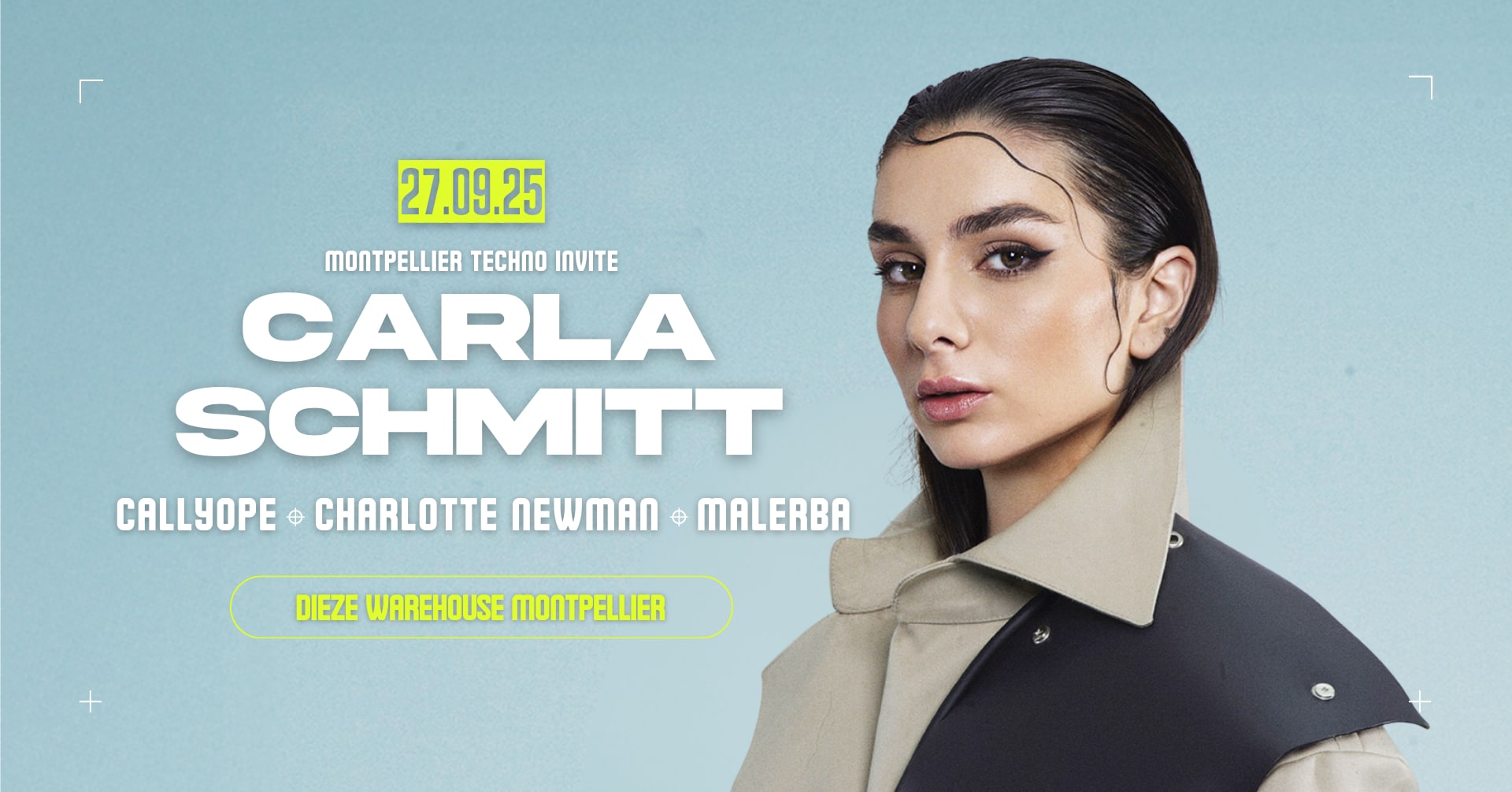 Montpellier Techno Invite Carla Schmitt Cover