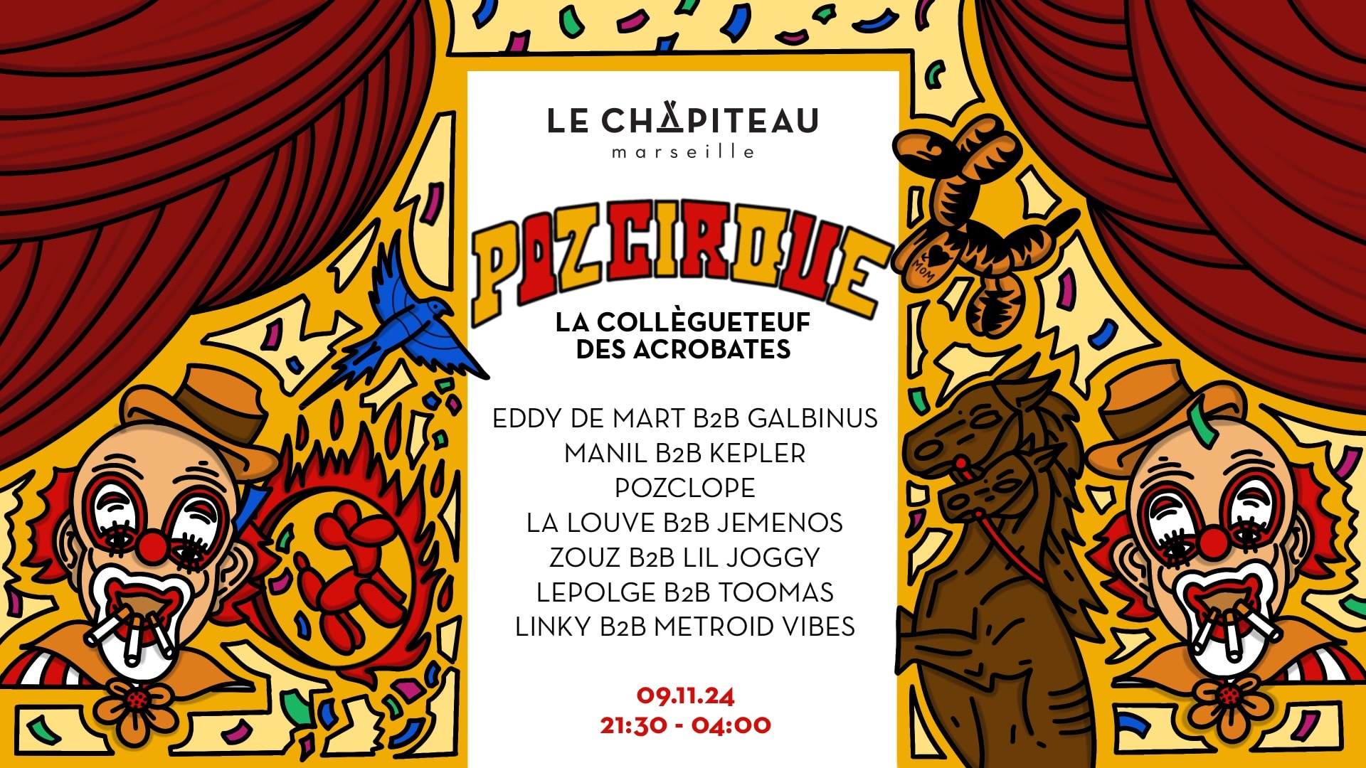 Pozcirque, La Collègueteuf Des Acrobates Cover