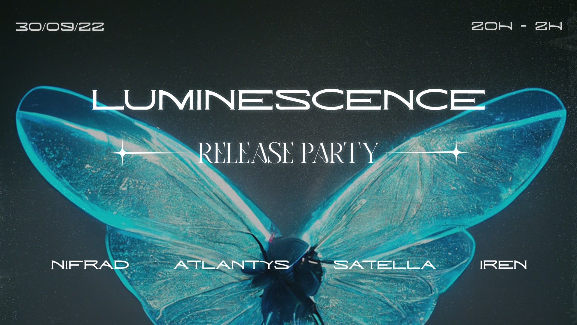 ⚠️ Changement De Lieu ⚠️ ✨ Luminescence // Release Party ✨ Cover