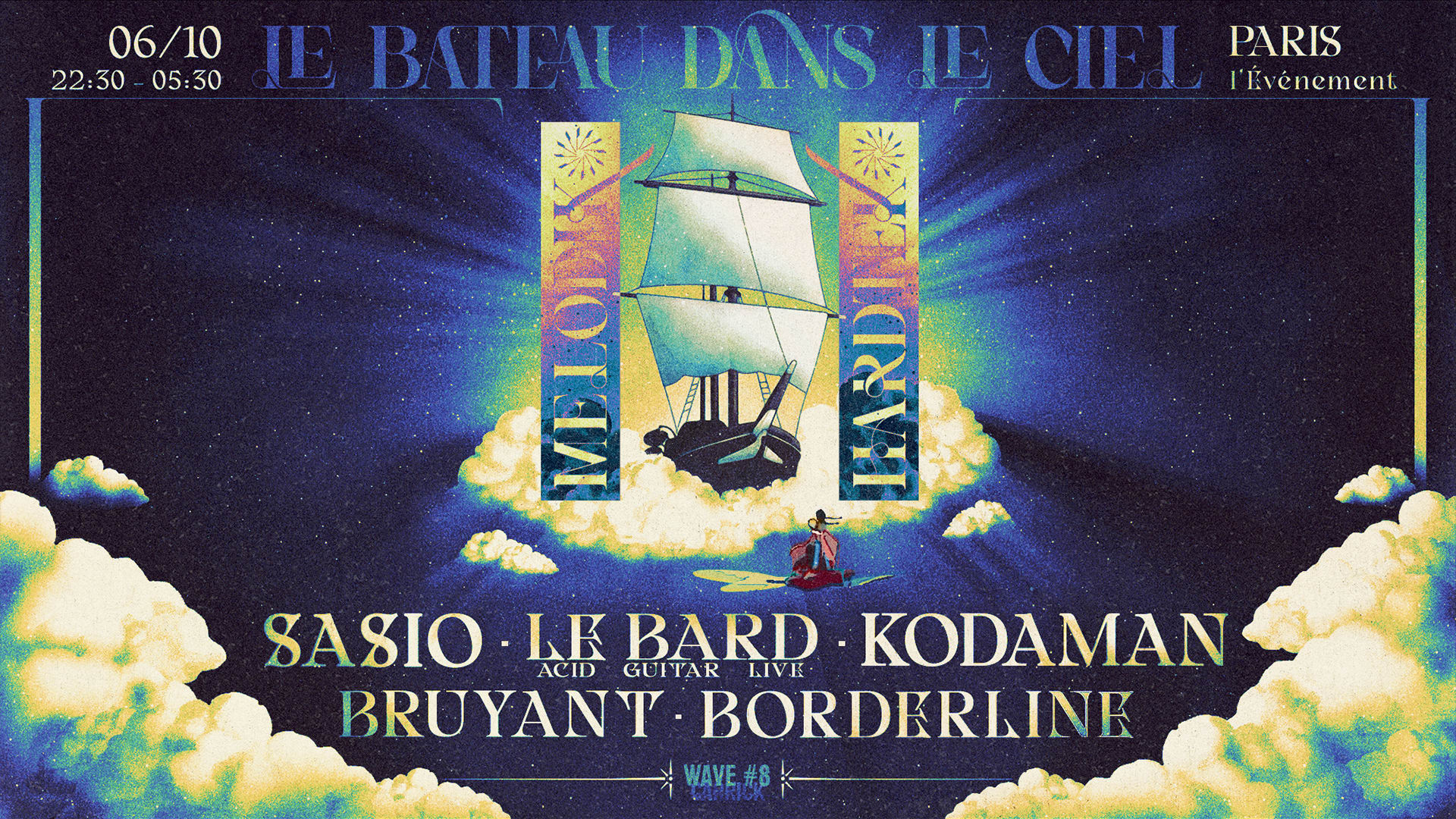 Wave #8 : Le Bateau Dans Le Ciel Cover