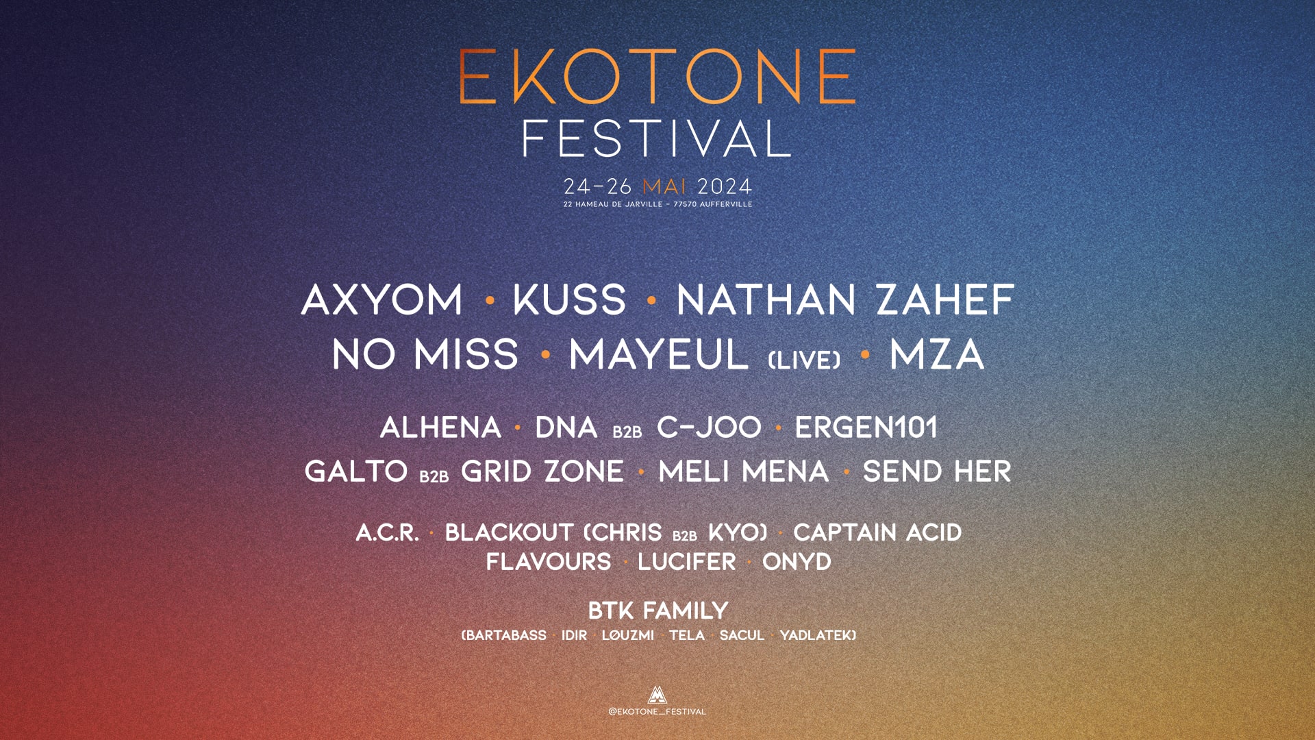 Ekotone Festival 2024 Cover