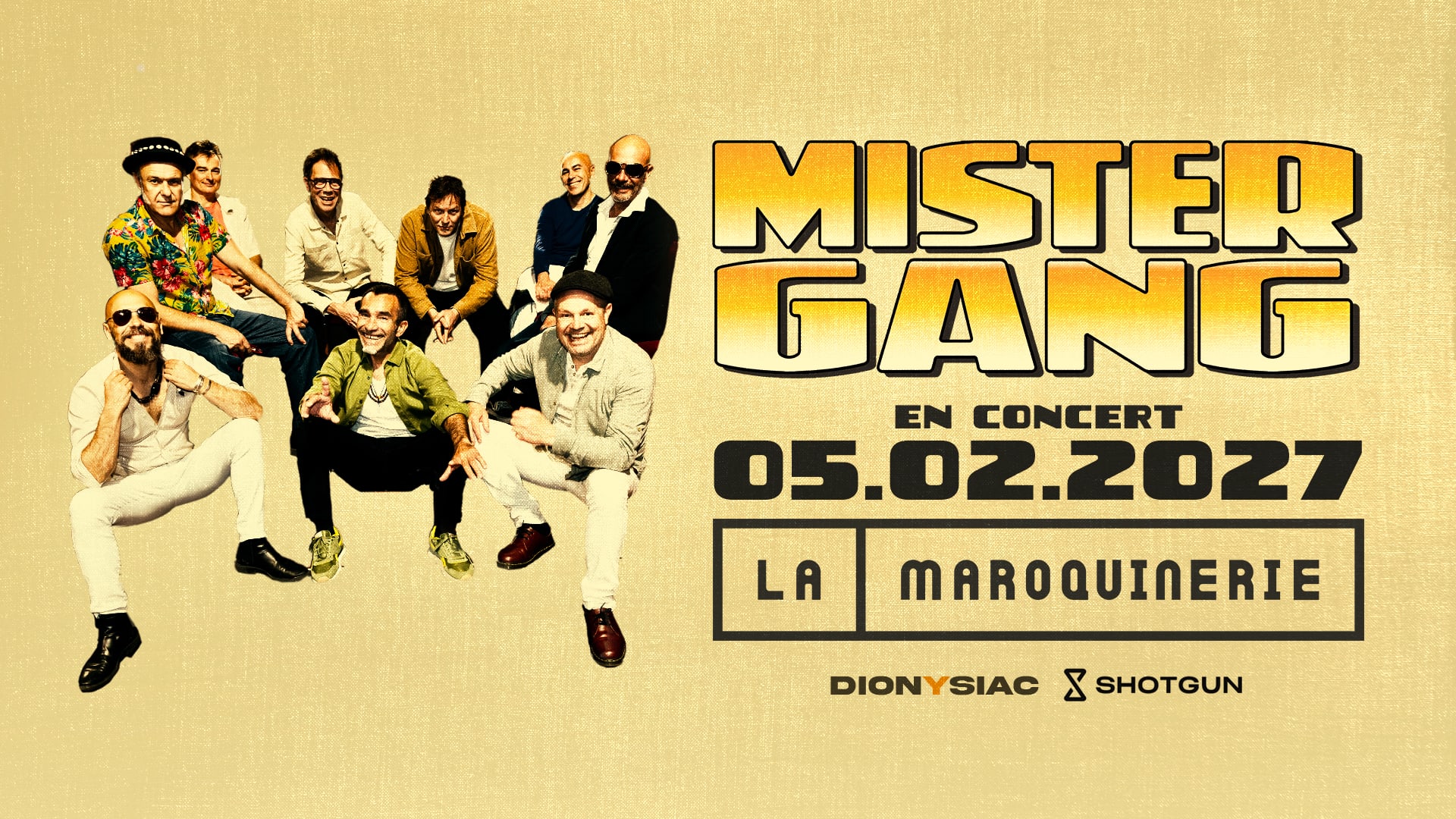 Mister Gang - La Maroquinerie, Paris Cover