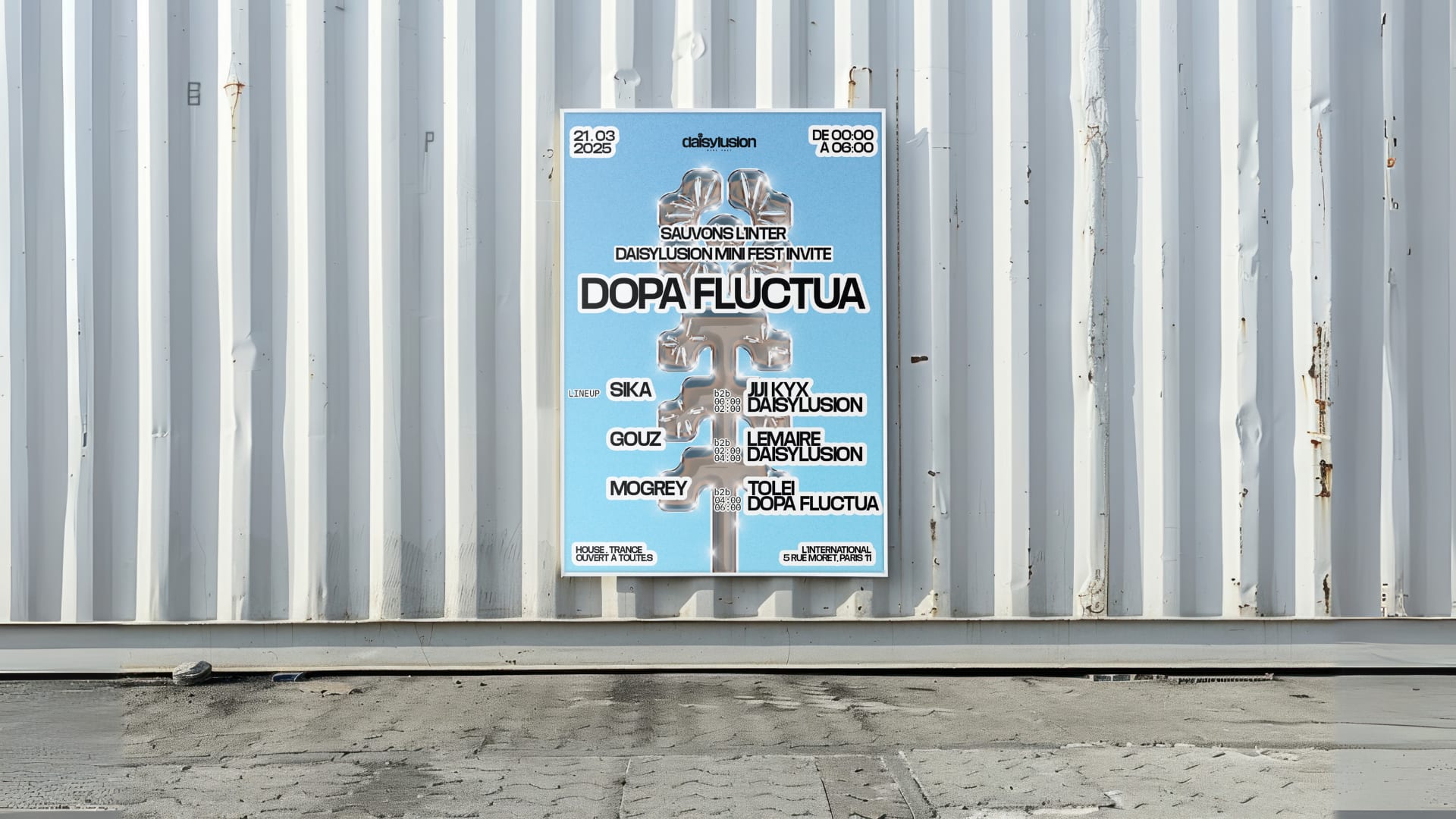 Daisylusion Mini Fest Invite Dopa Fluctua Cover