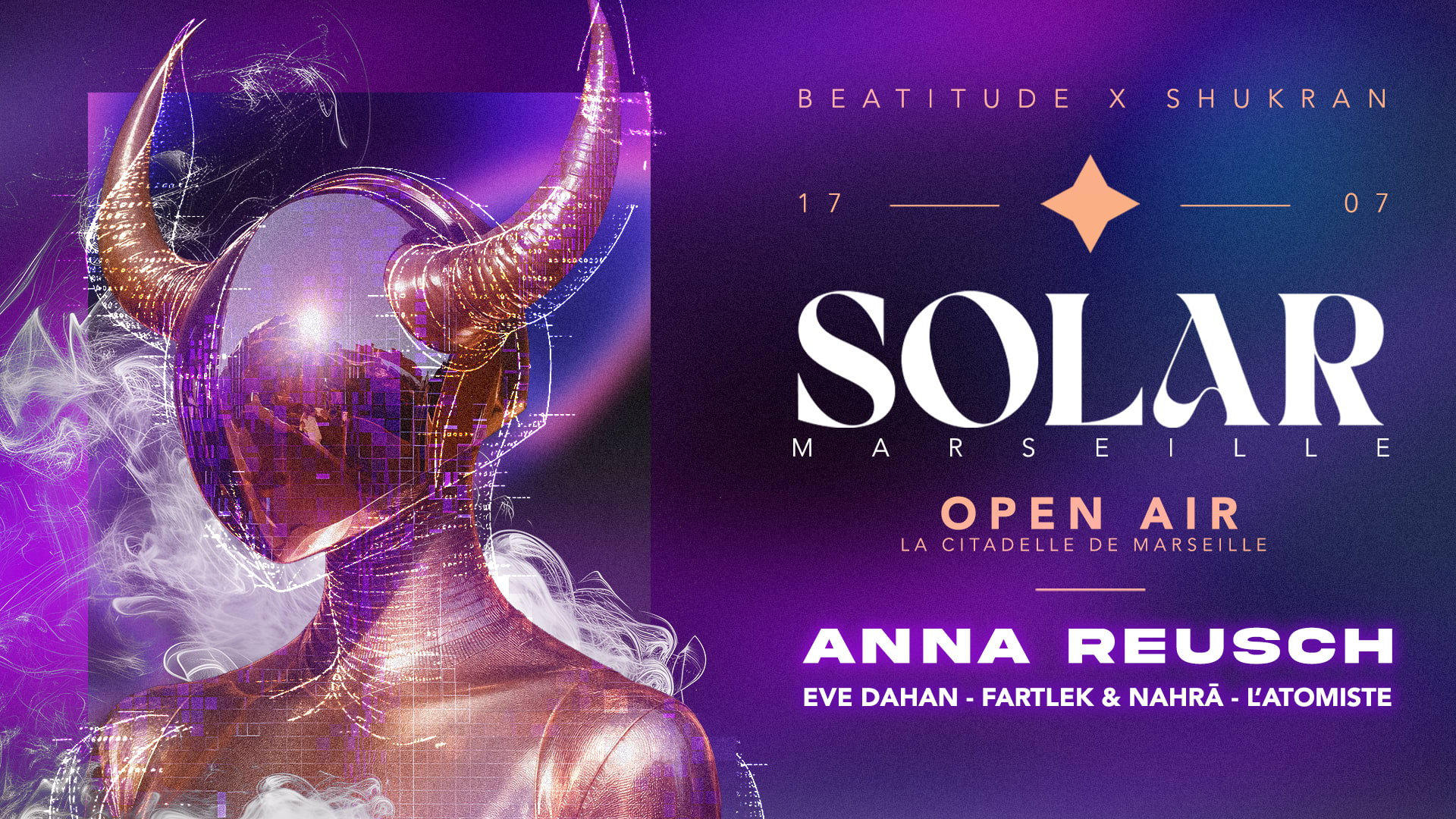 Solar [Open Air] : Anna Reusch @La Citadelle De Marseille Cover