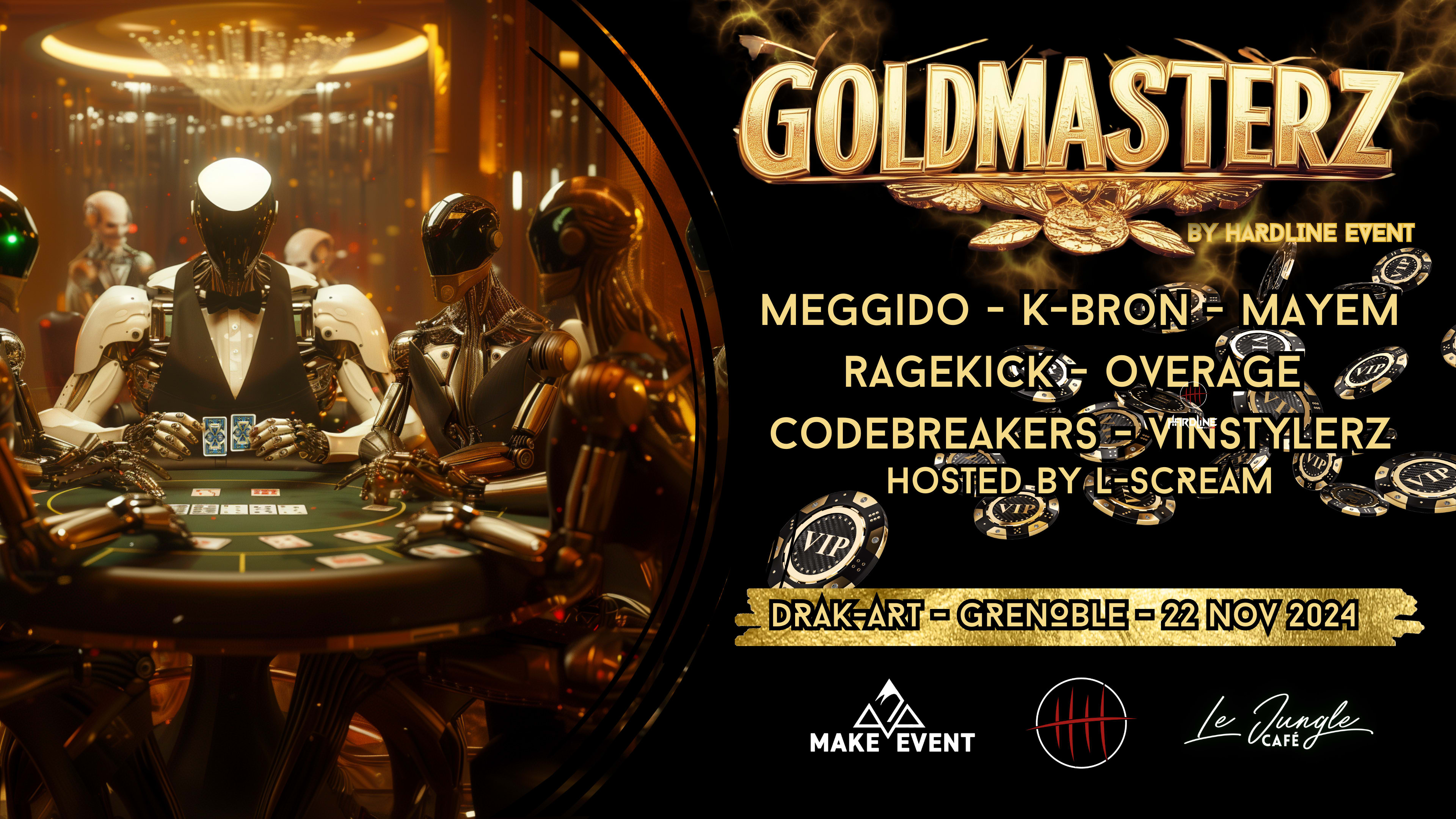 Goldmasterz By Hardline Event Cover