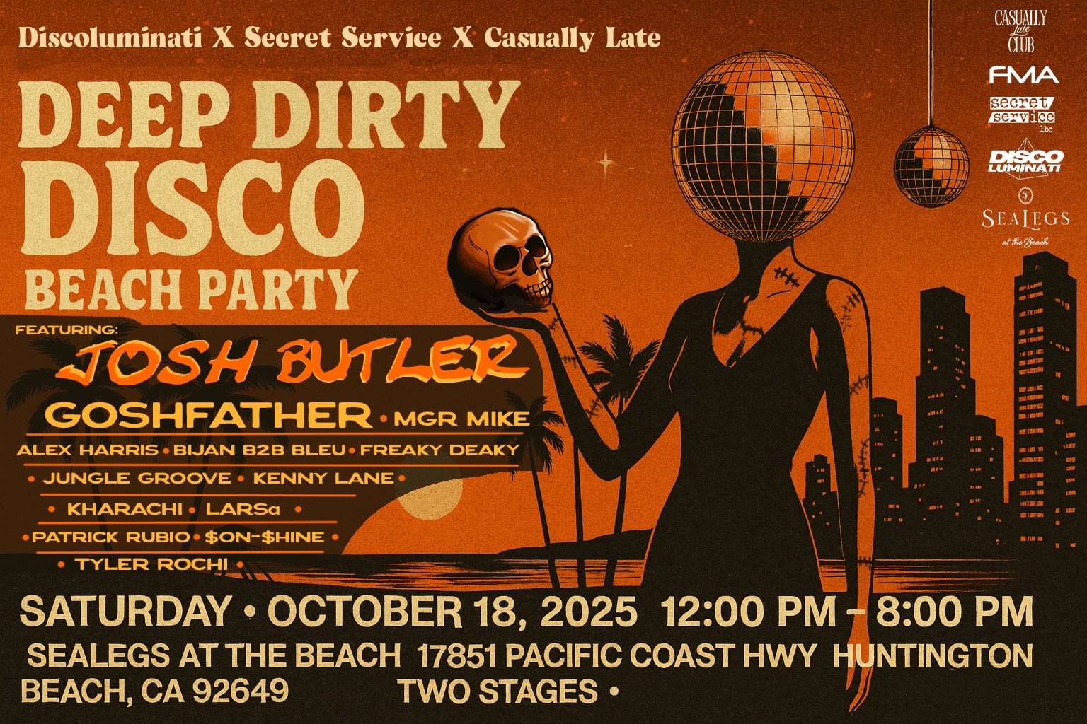 Deep Dirty Disco Josh Butler, Goshfather, Mgr Mike 2 Stages Cover