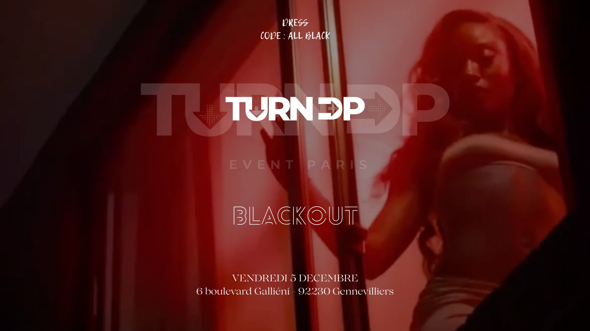 Blackout In Turn Up Event Cover