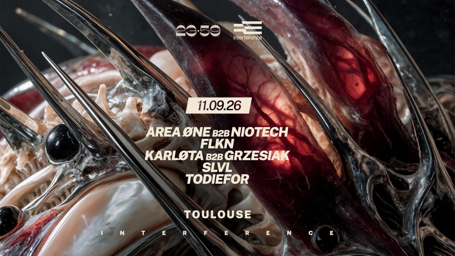 23:59 – Slvl, Todiefor, Flkn, Area Øne B2b Niotech Cover