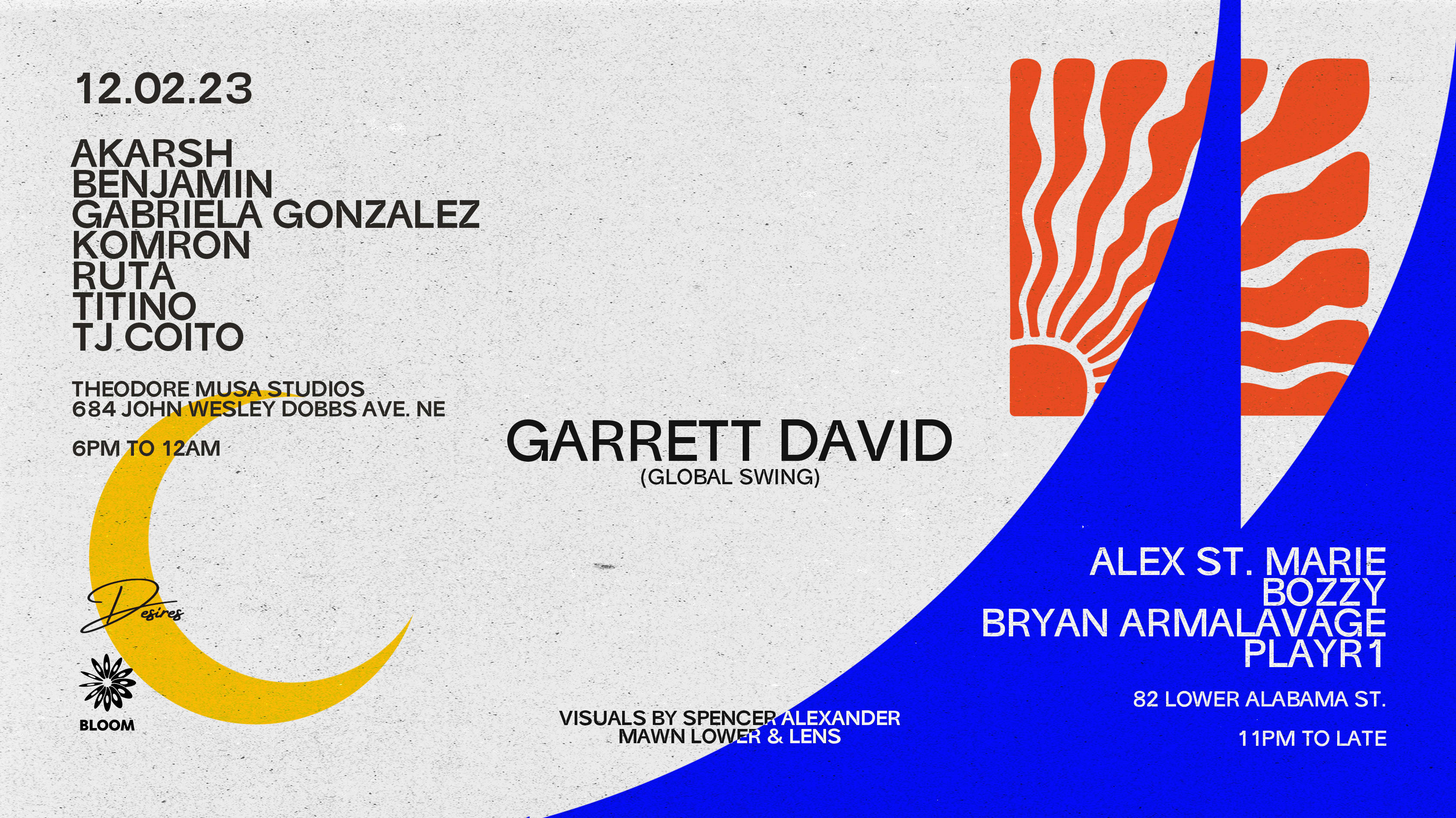 Bloom & Desires Present: Synergy W/ Garrett David Cover