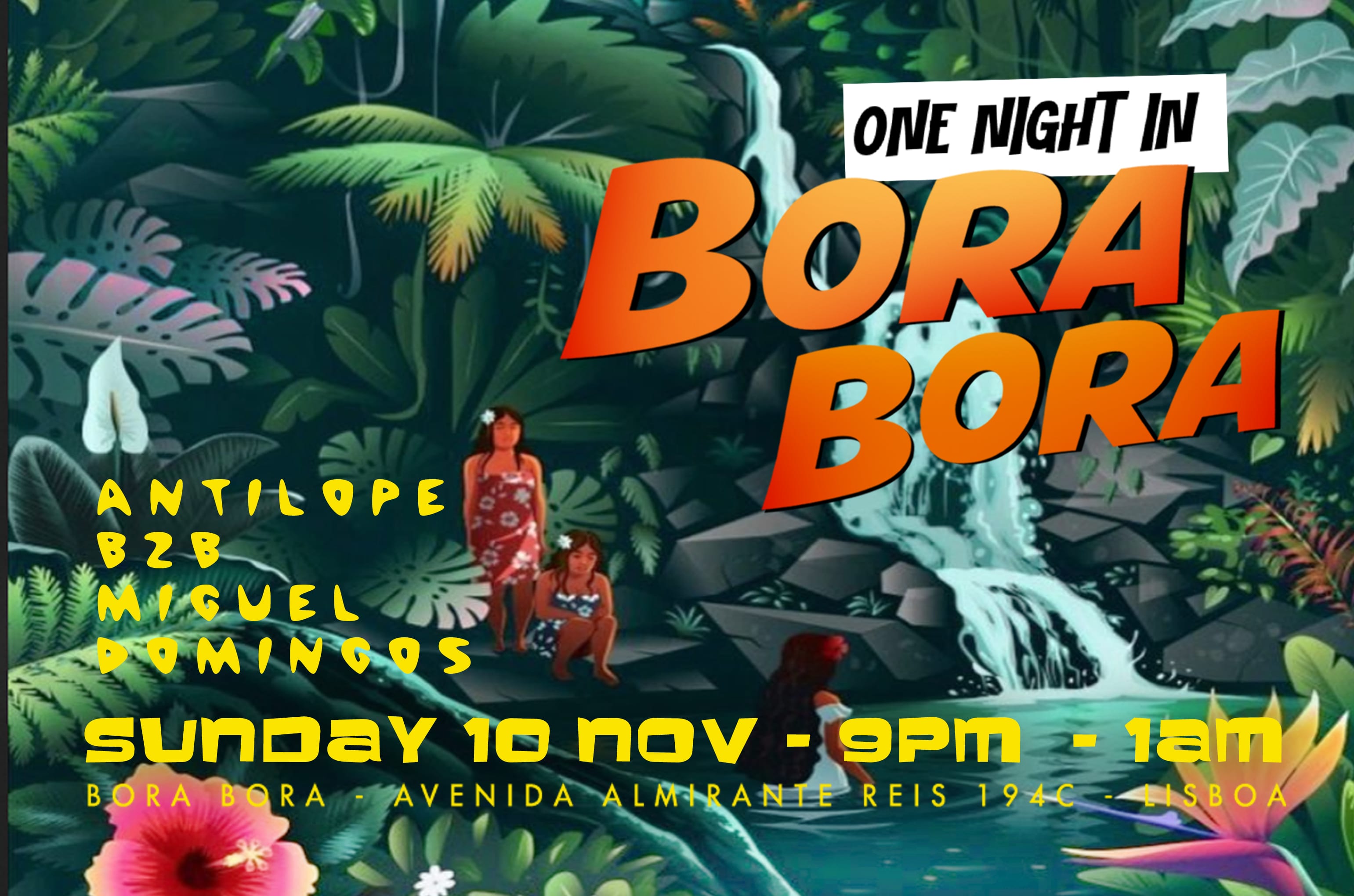A Night In Bora Bora Cover