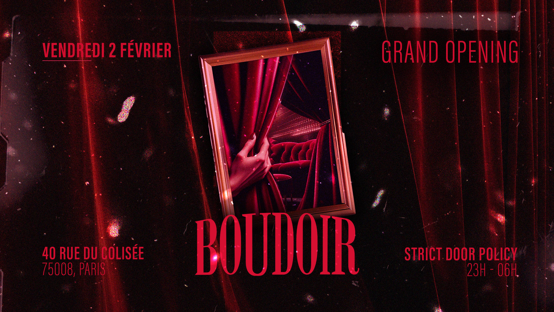 Boudoir - Grand Opening Cover