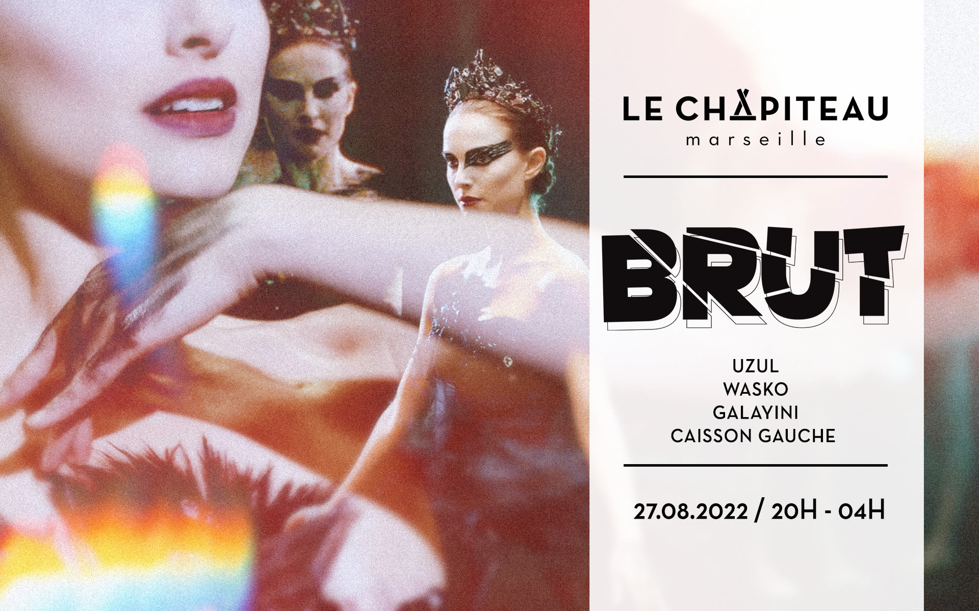Brut - W/ Uzul (Live), Galayini, Wasko & Caisson Gauche Records  Cover