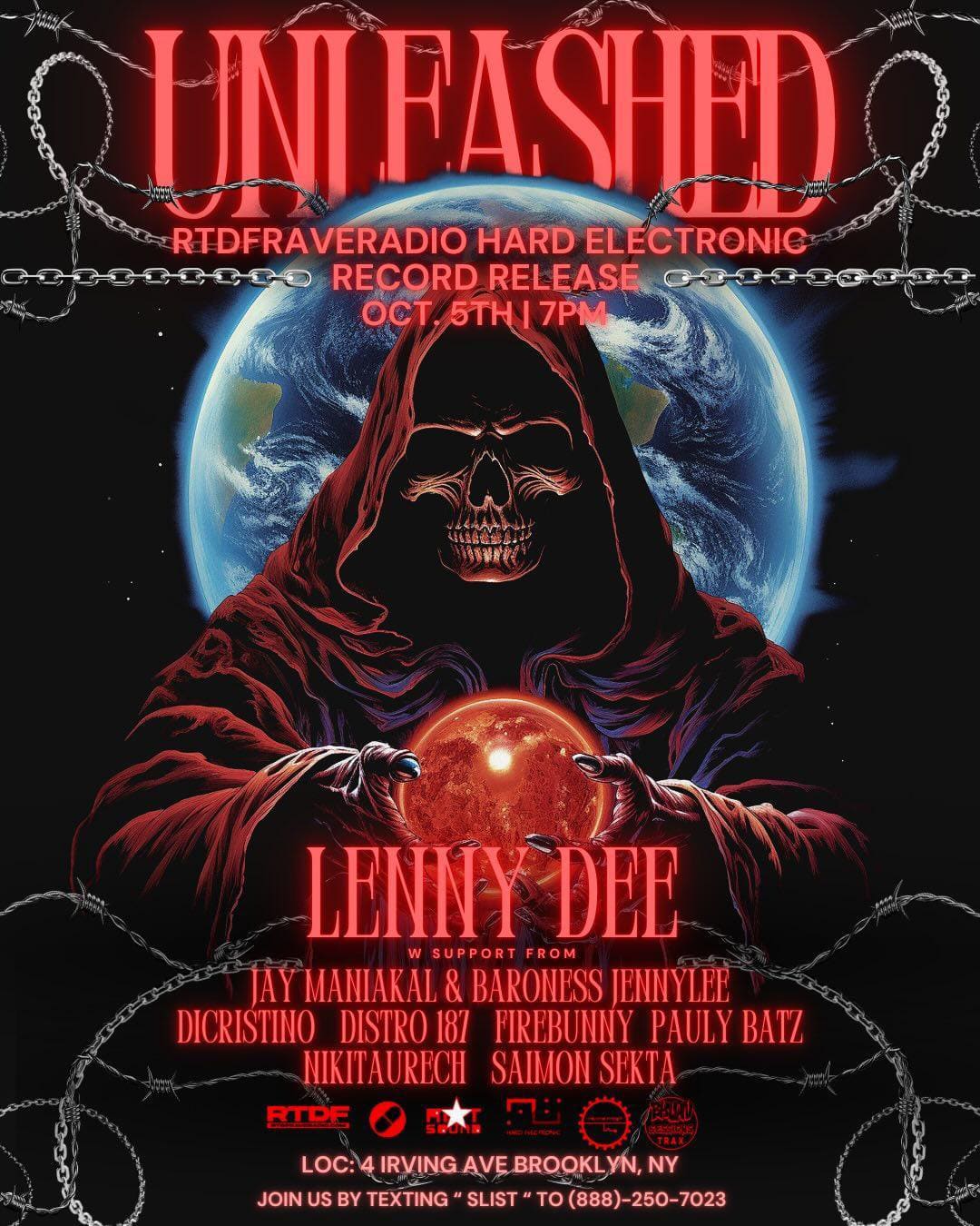 Unleashed Record Release Party Cover