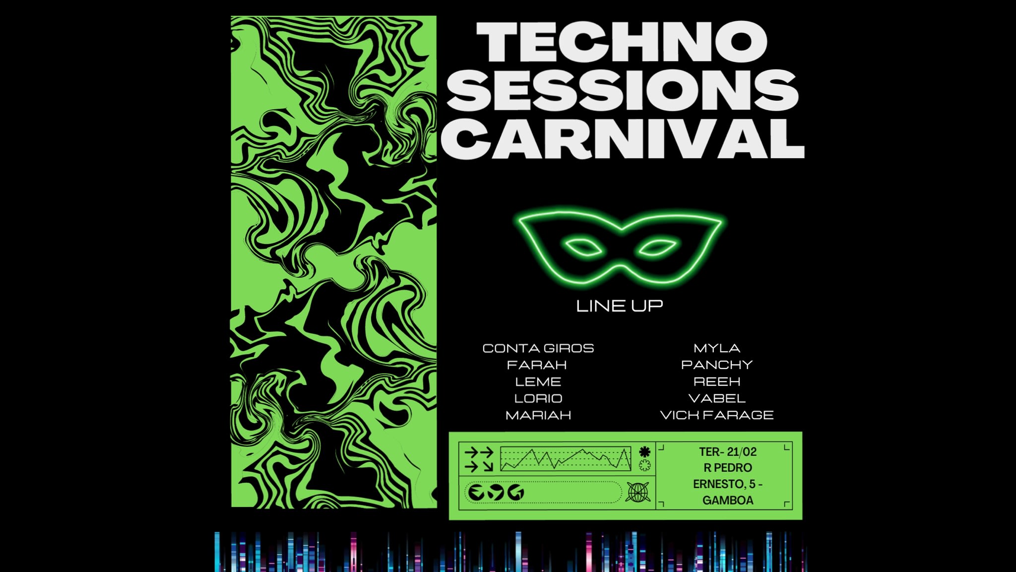 Techno Sessions Carnival - Terça-Feira Cover