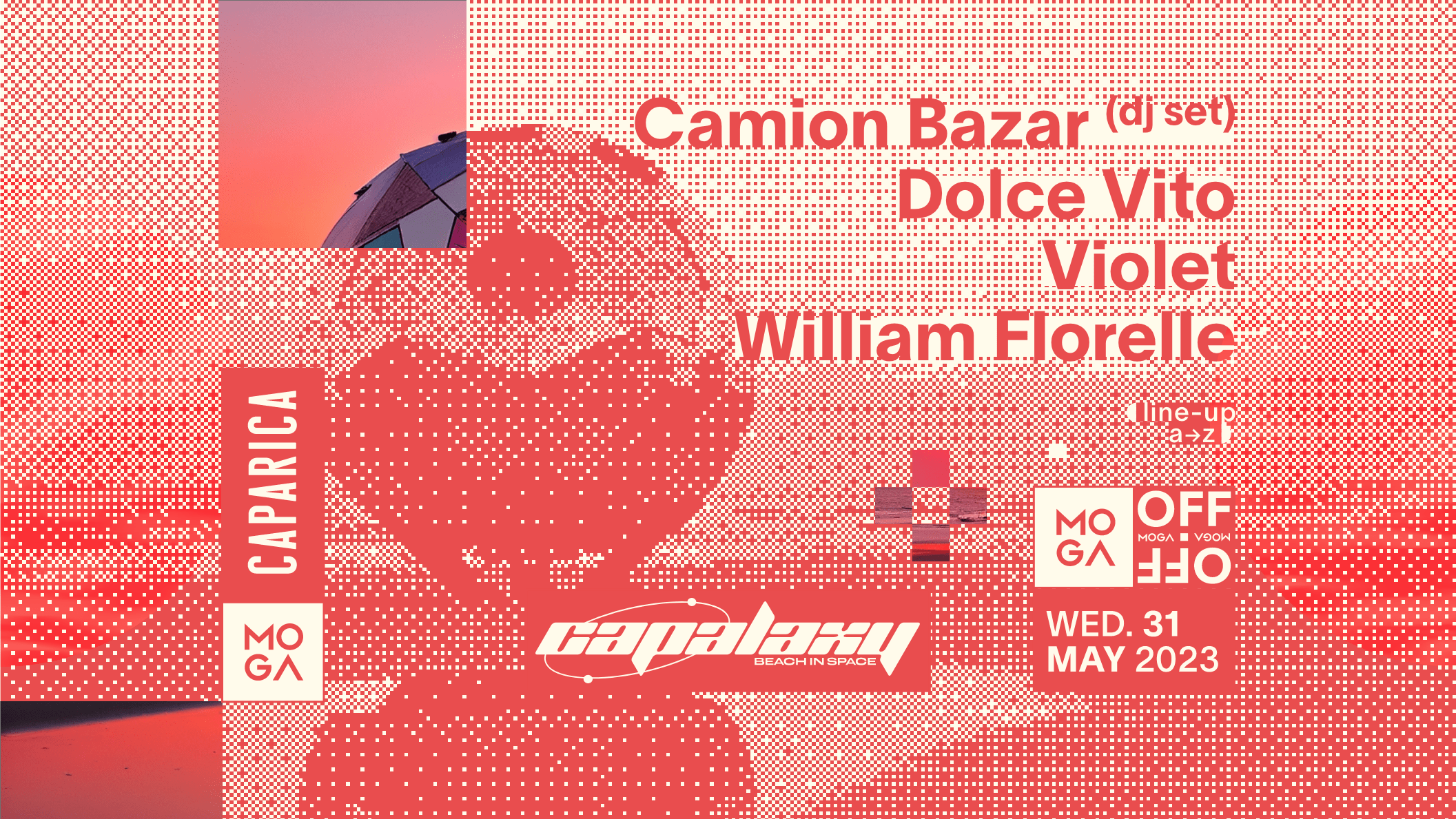 Capalaxy X Moga Off Open Party Cover