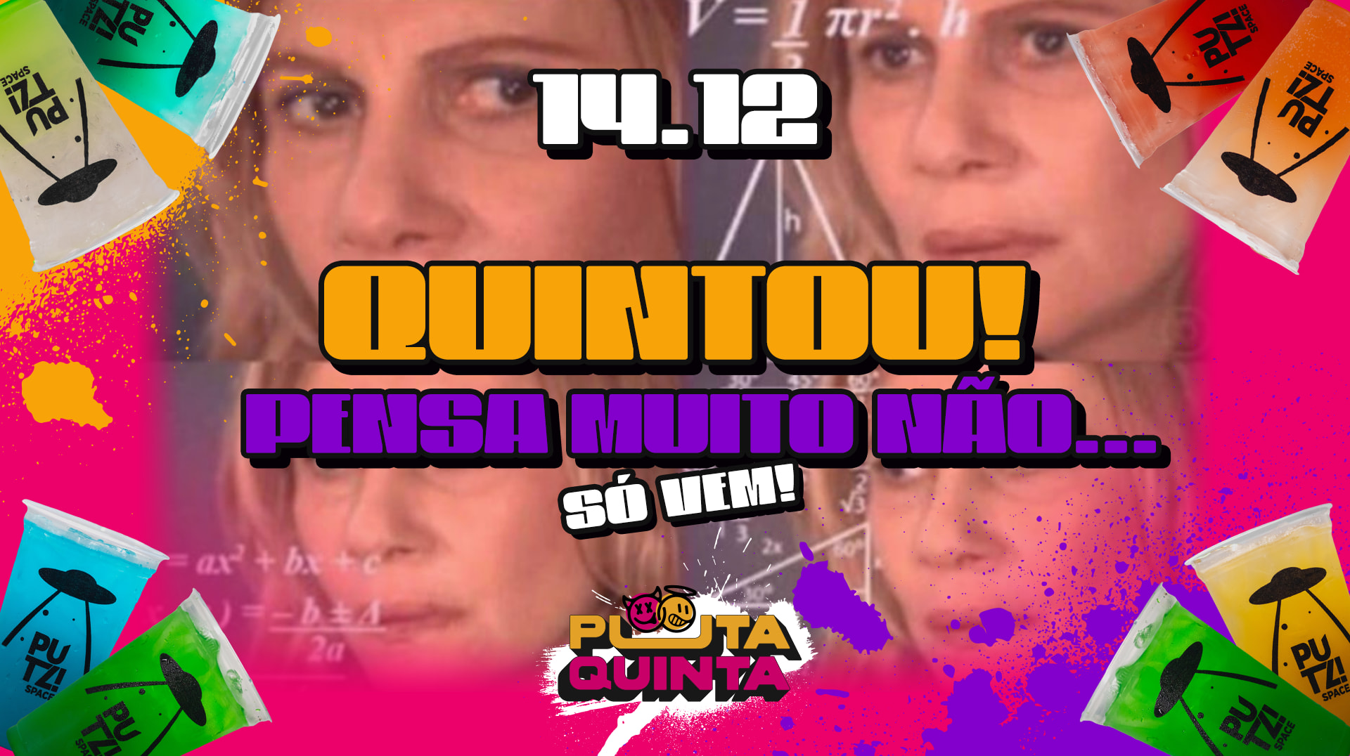 14.12 | Puta Quinta - Só Vem! Cover
