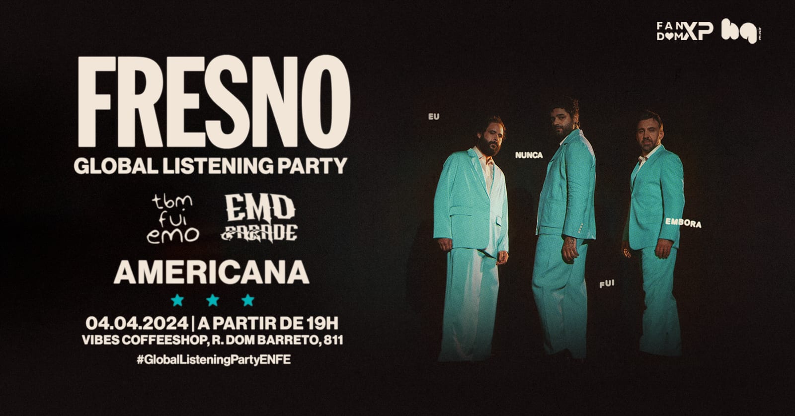 Emo Parade E Tbm Fui Emo: Enfe Listening Party @ Americana Cover