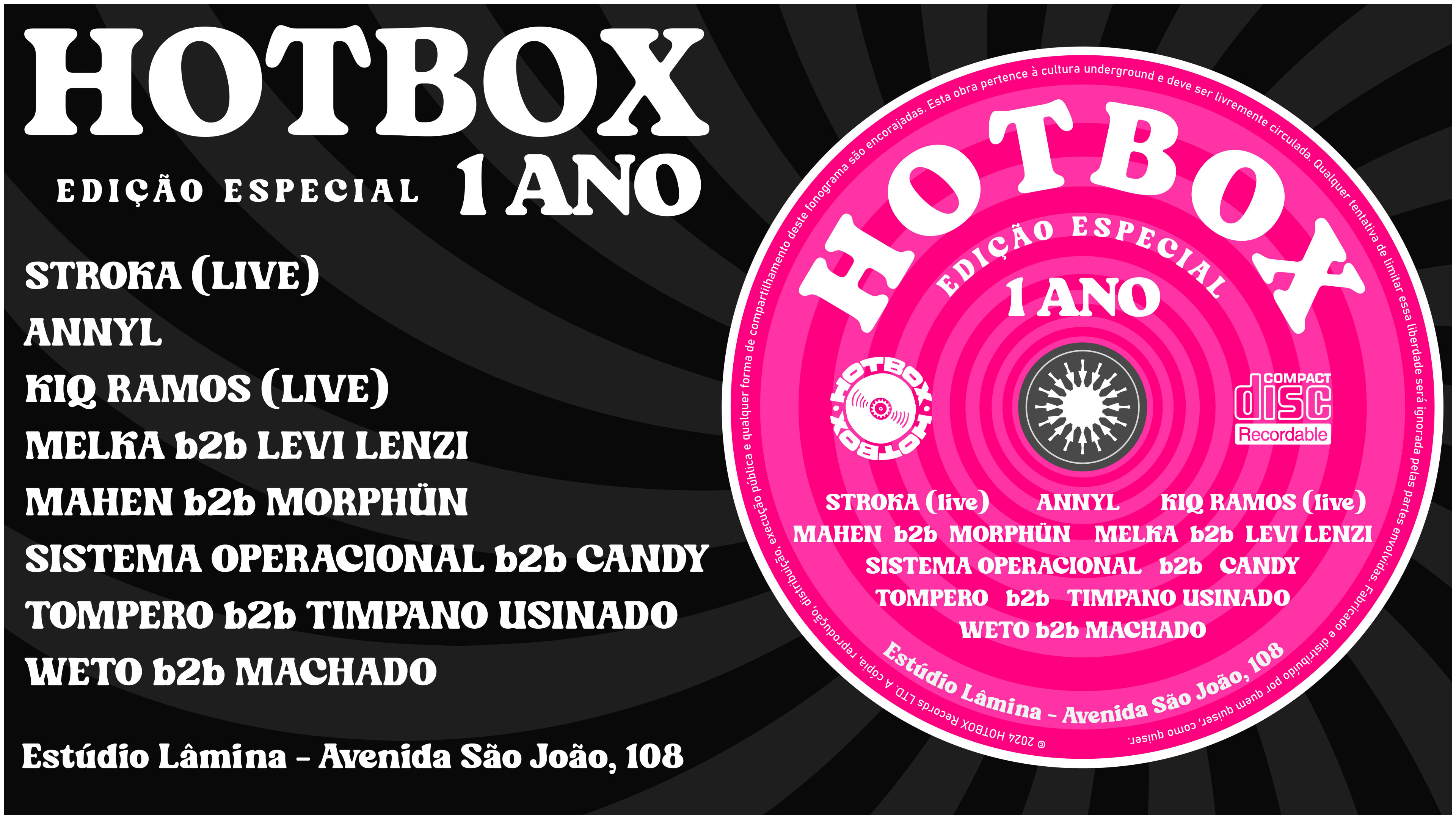Hotbox [Edição Especial De 1 Ano] Cover
