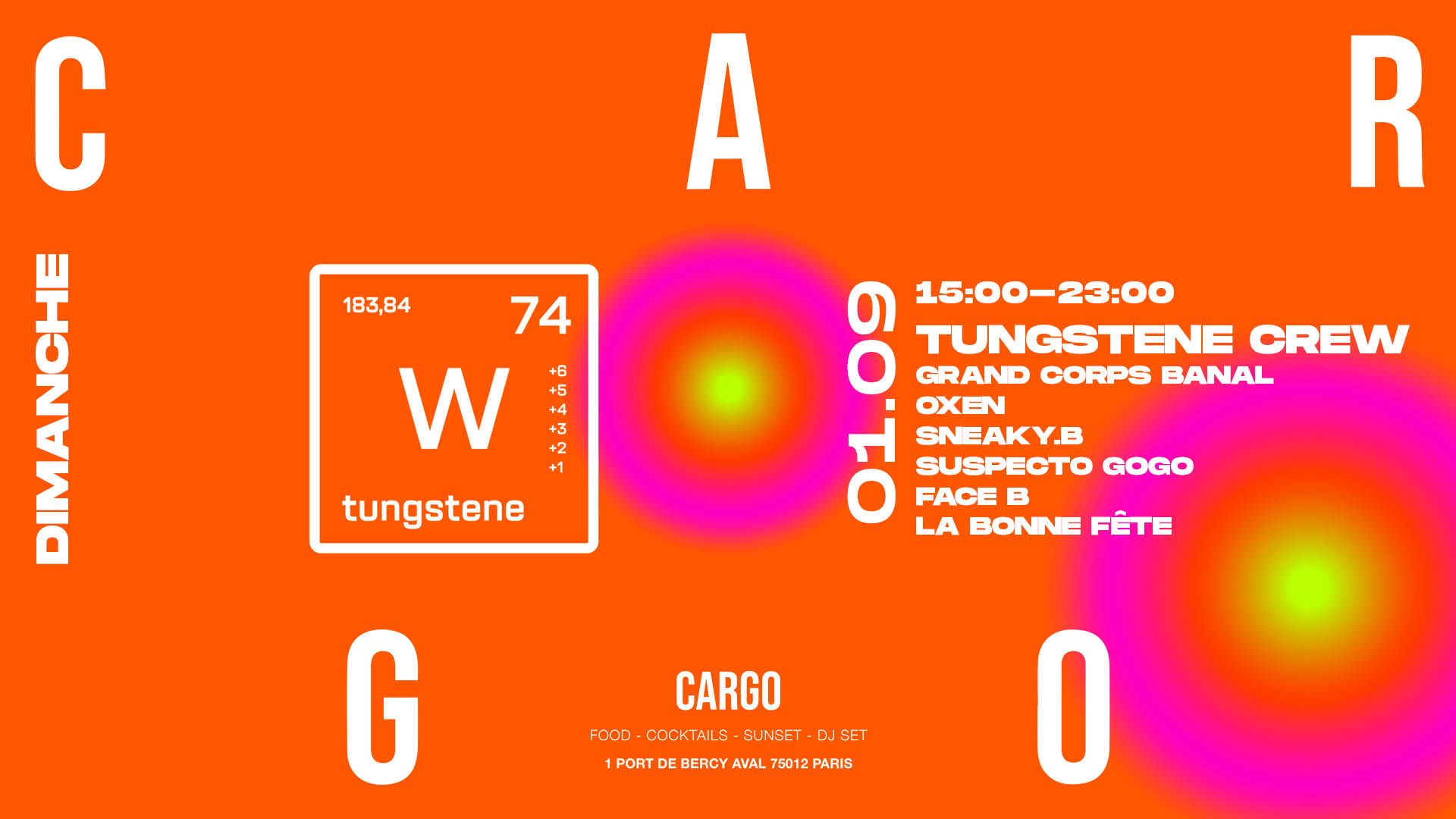 Cargo X Tungstène Cover