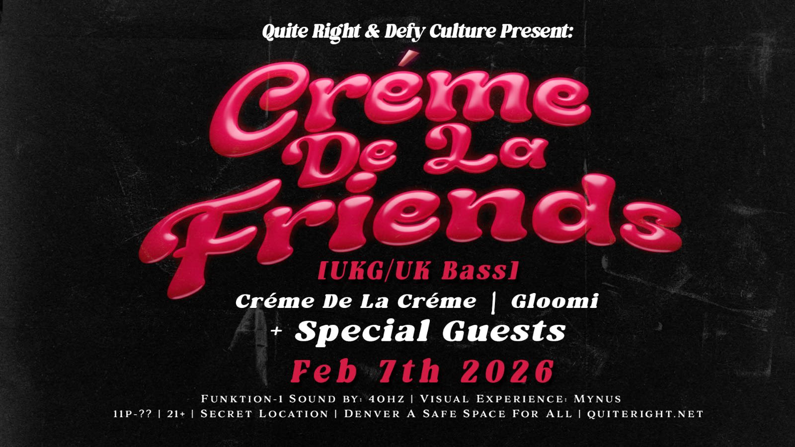 Créme De La Friends Cover