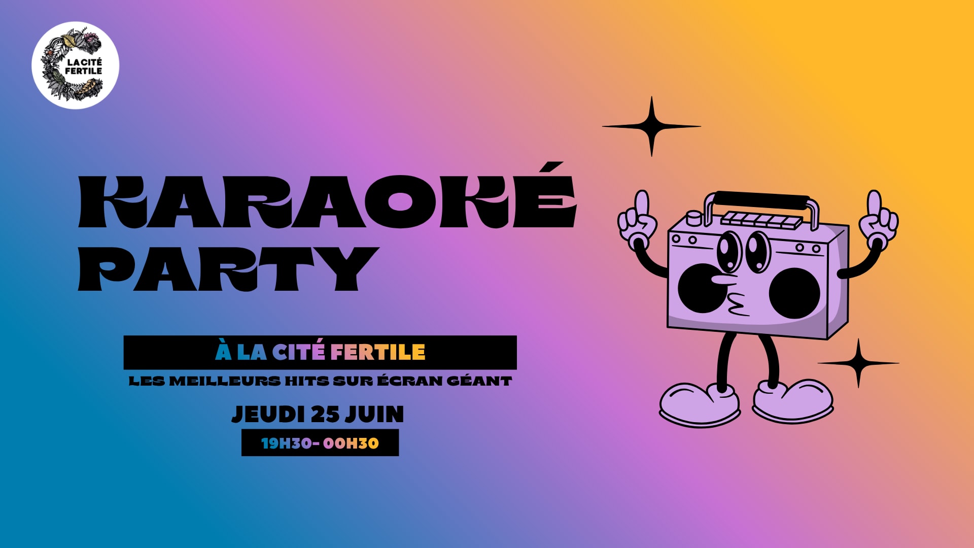 Karaoké Party À La Cité Fertile Cover