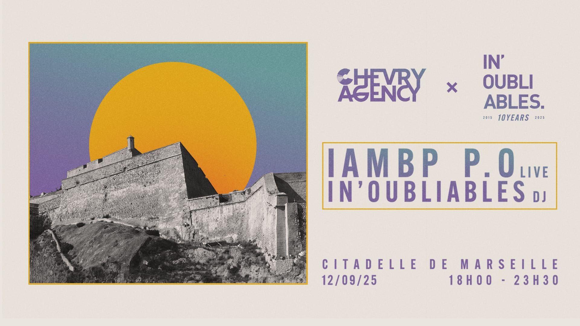 Chevry X In'oubliables : La Citadelle De Marseille Cover