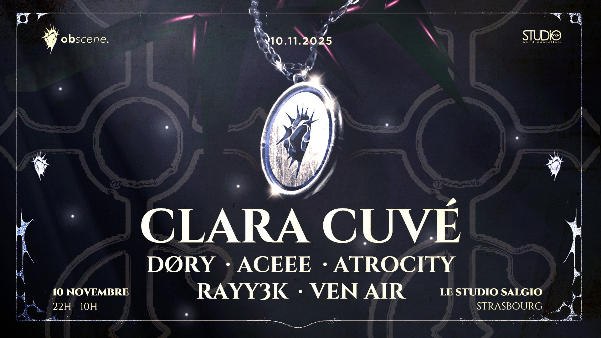 Obscene : Clara Cuvé - Døry - Aceee - Atrocity - Cover
