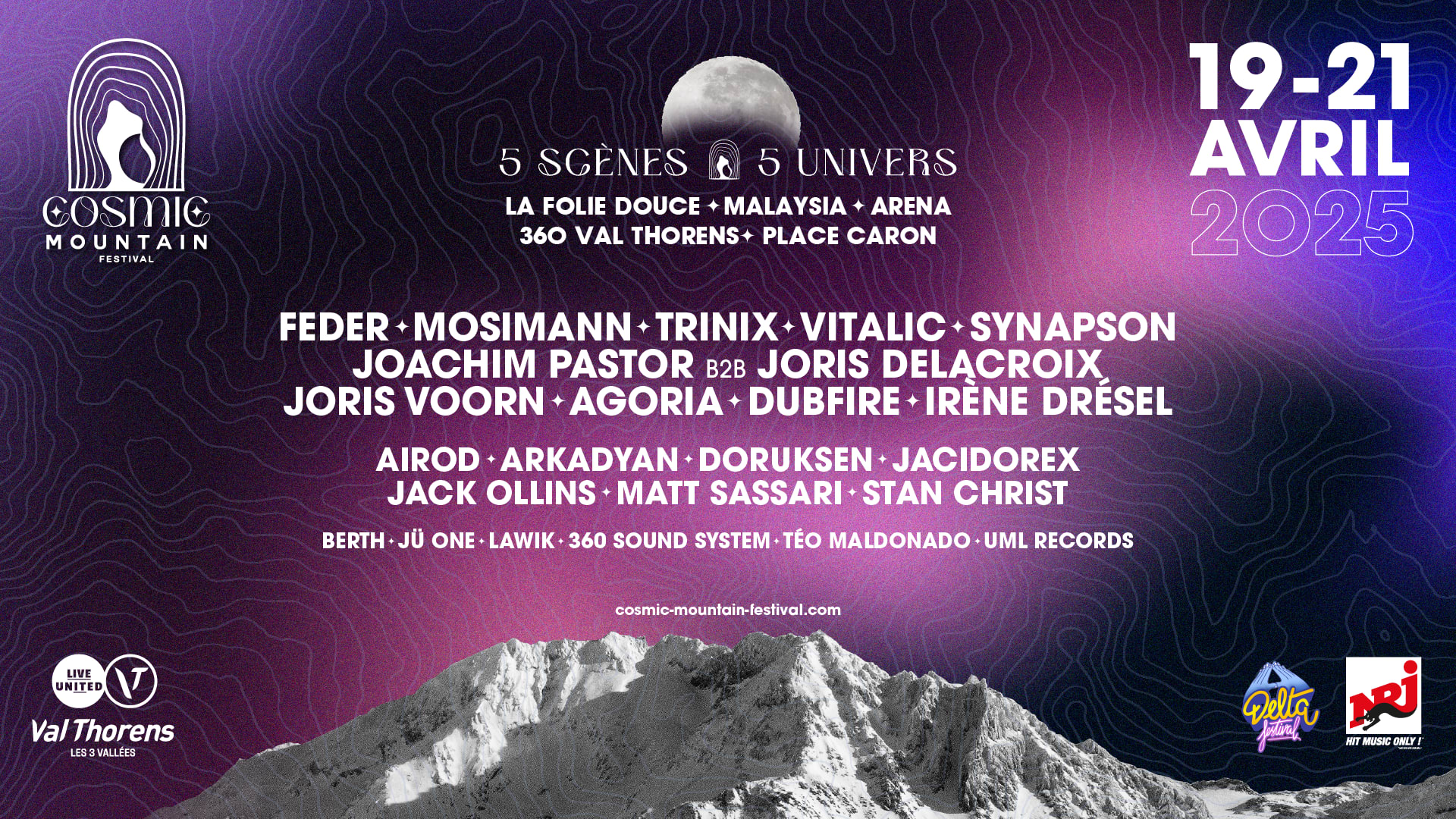 Cosmic Mountain Festival 2025 Cover