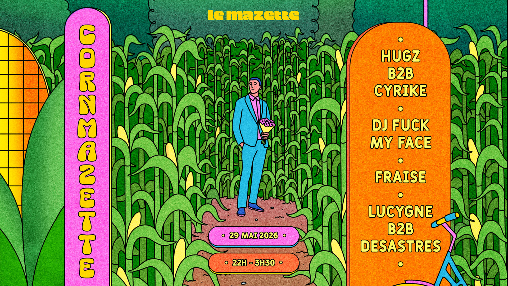 Corn Mazette Par Klm & Desastres Cover