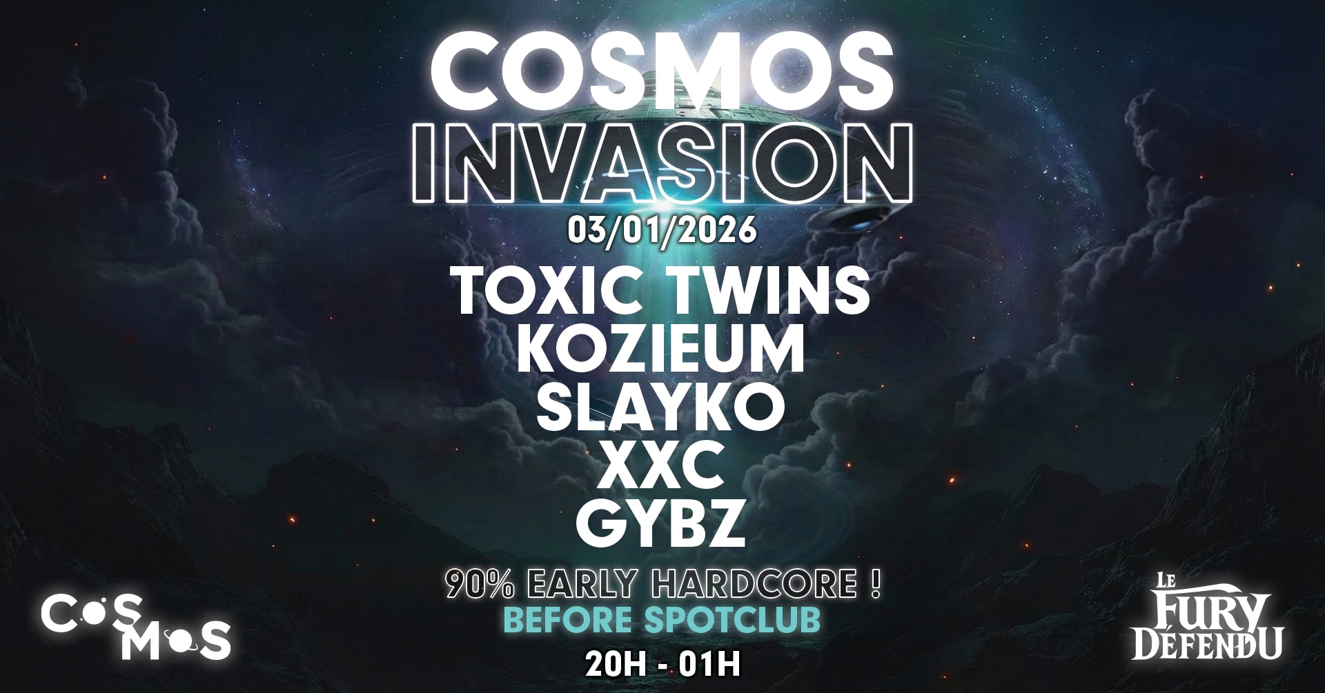 Cosmos Invasion - Le Fury Défendu Cover