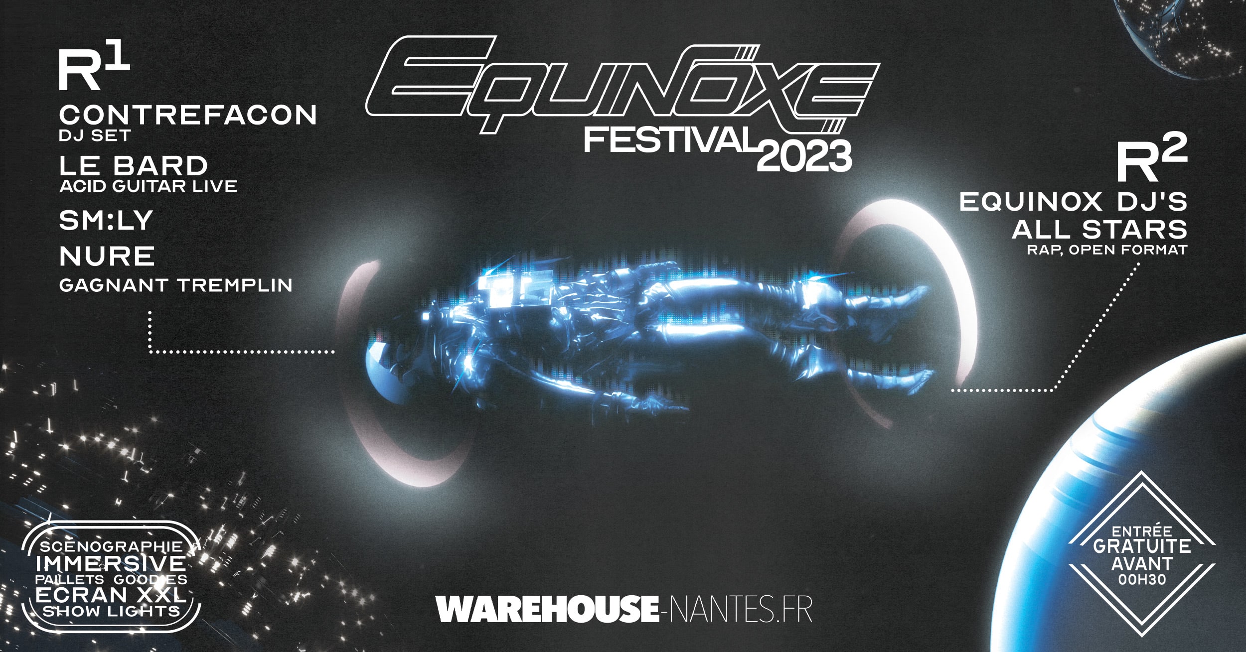 Équinoxe Festival 2023 - Warehouse Nantes Cover