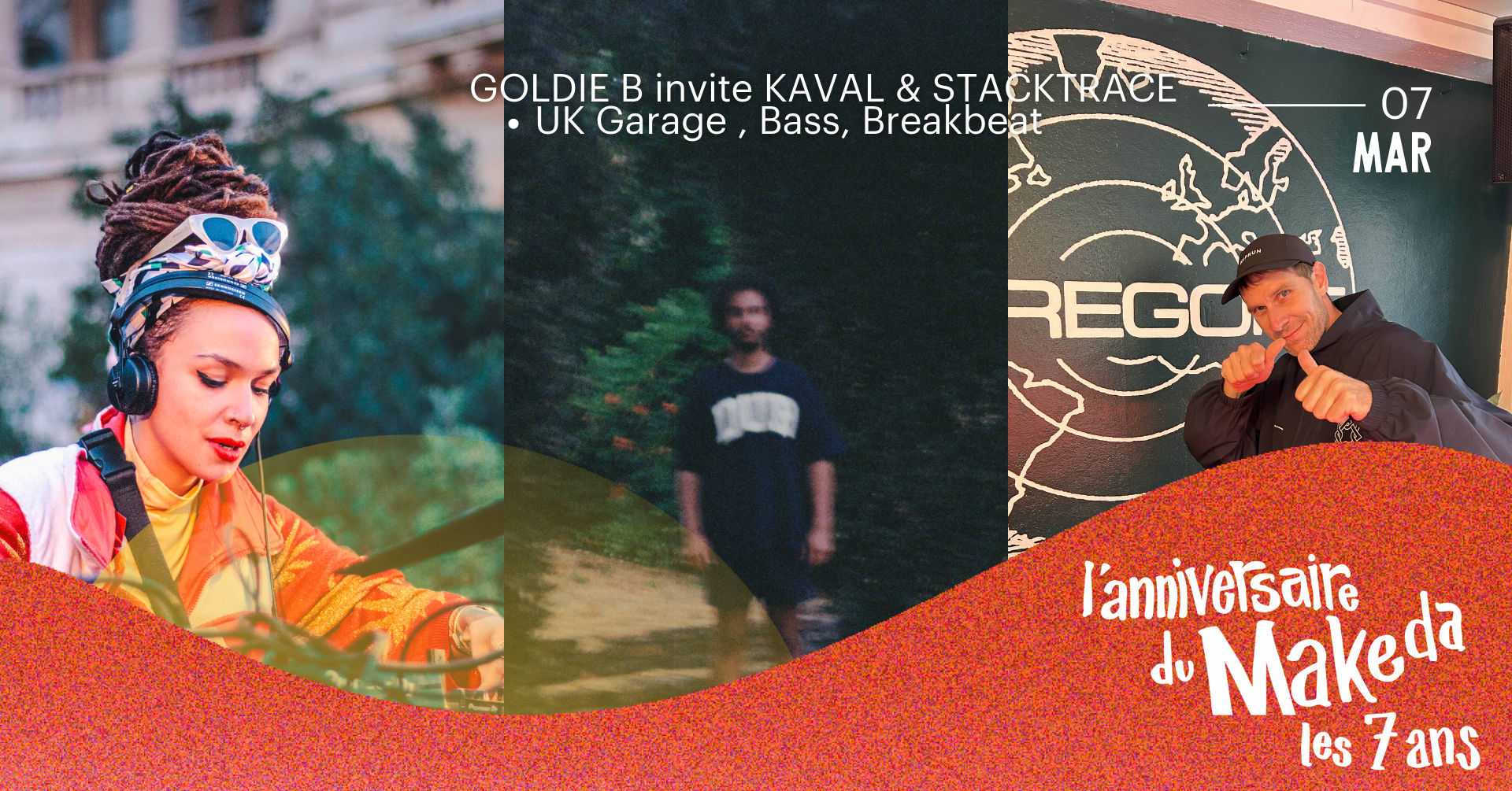 Goldie B Invite Kaval & Stacktrace Cover
