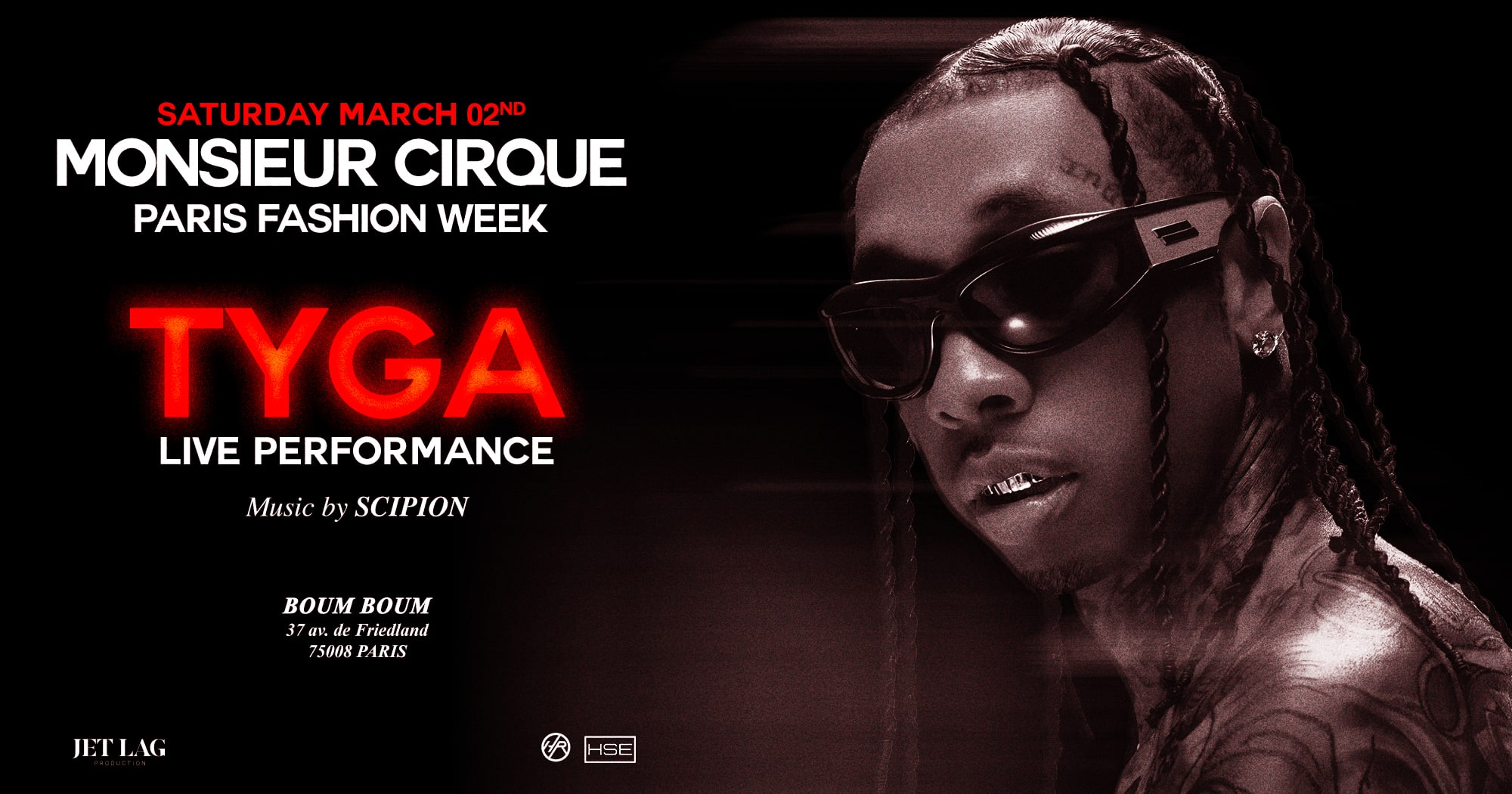Tyga Official Showcase //Monsieur Cirque //  Boum Boum Cover