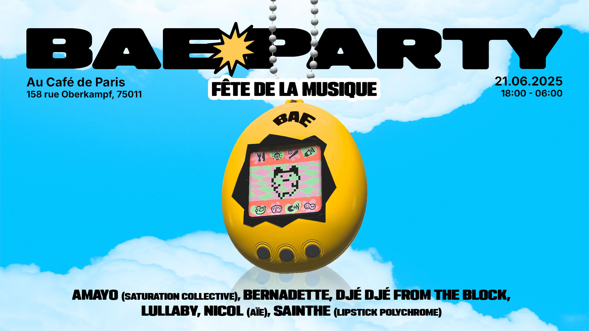 Bae Party Fête La Trance#3 ! (Free Open Air) Cover