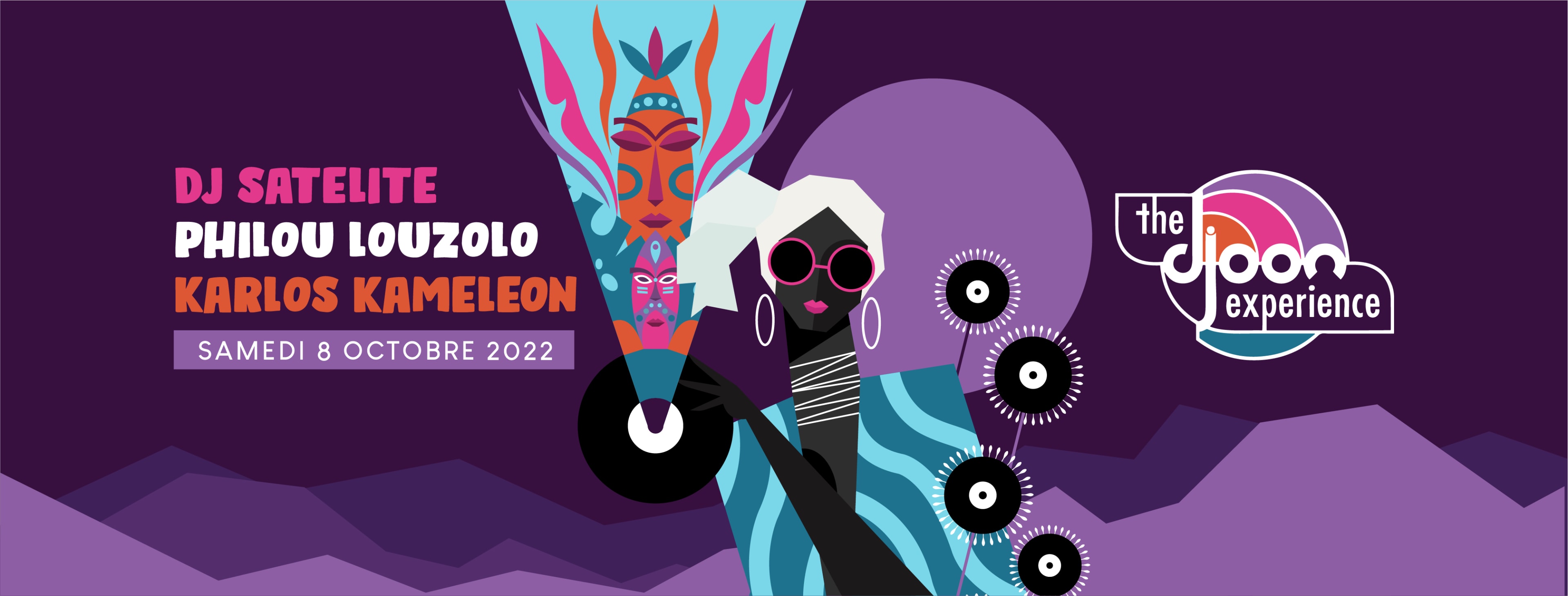 The Djoon Experience: Satelite, Philou Louzolo, Karloslekameleon Cover