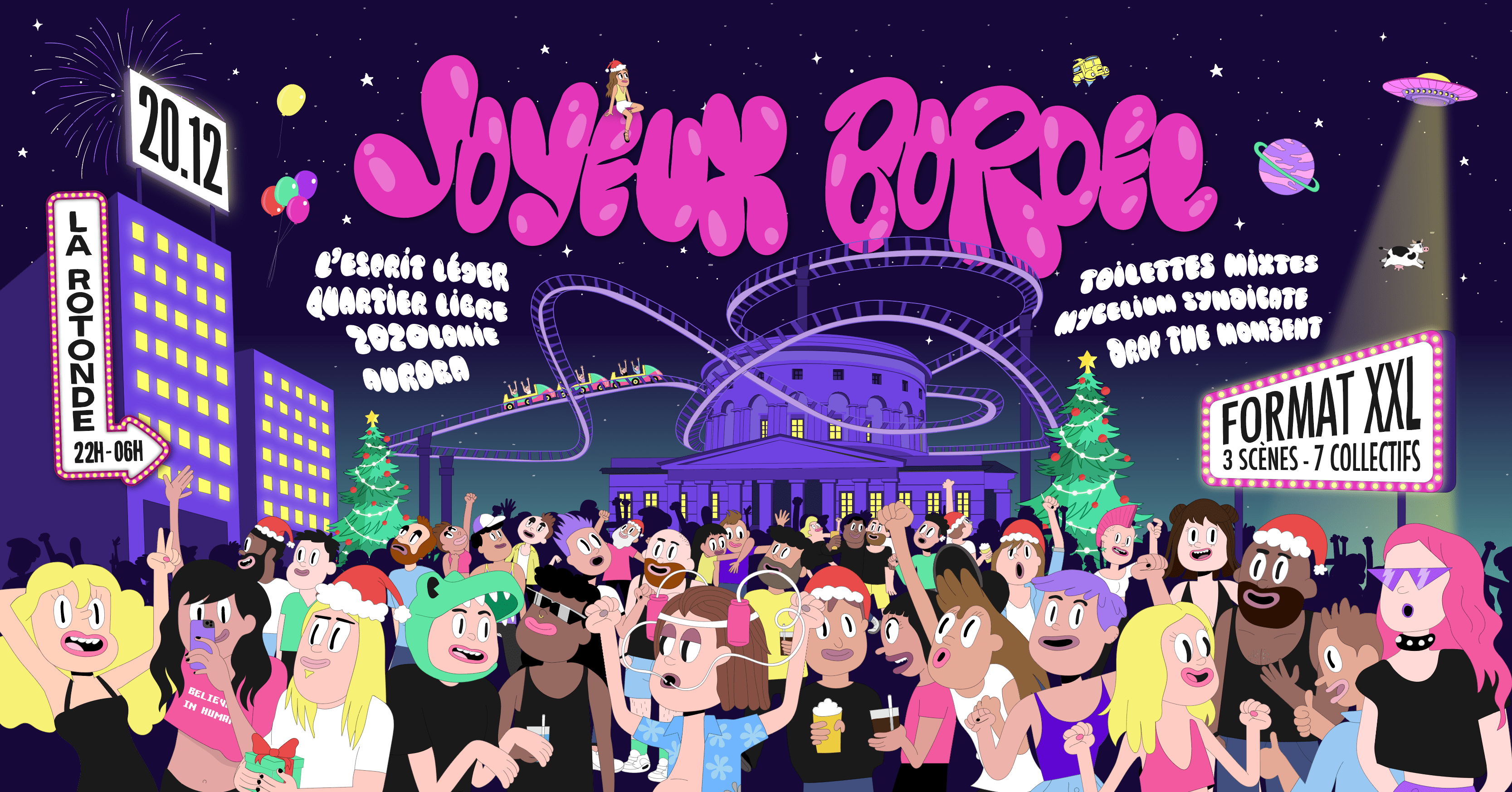 Joyeux Bordel  Xxl : Zozolonie, Quartier Libre, Aurora Cover