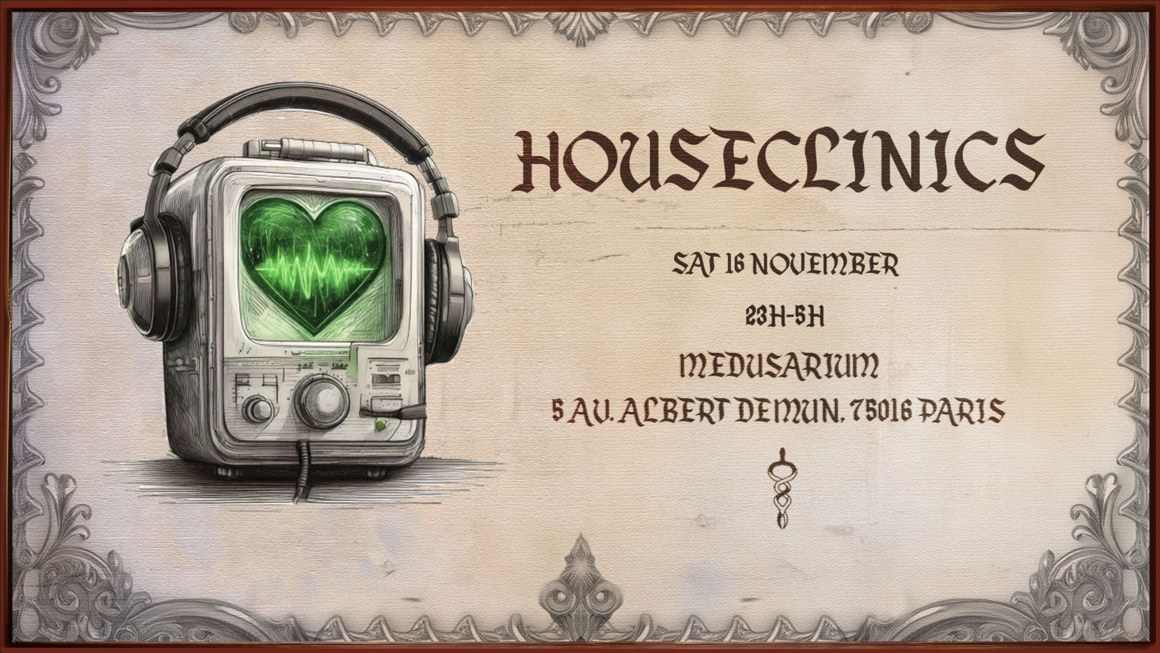Houseclinics ｜16 Novembre Cover