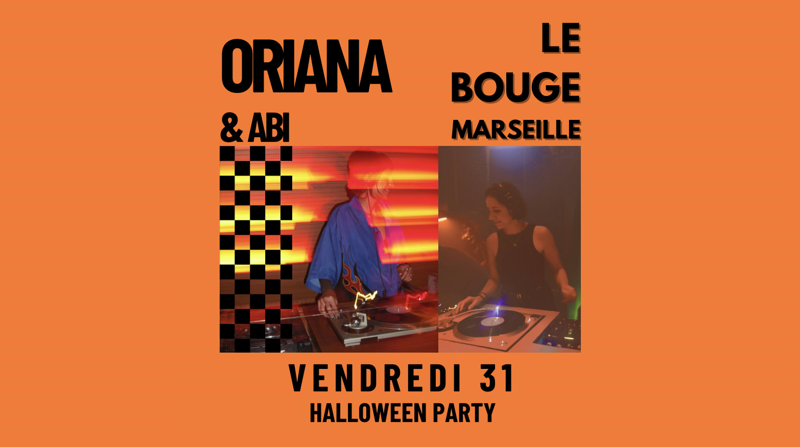 Oriana 31.10 Halloween Party Le Bouge Marseille Cover