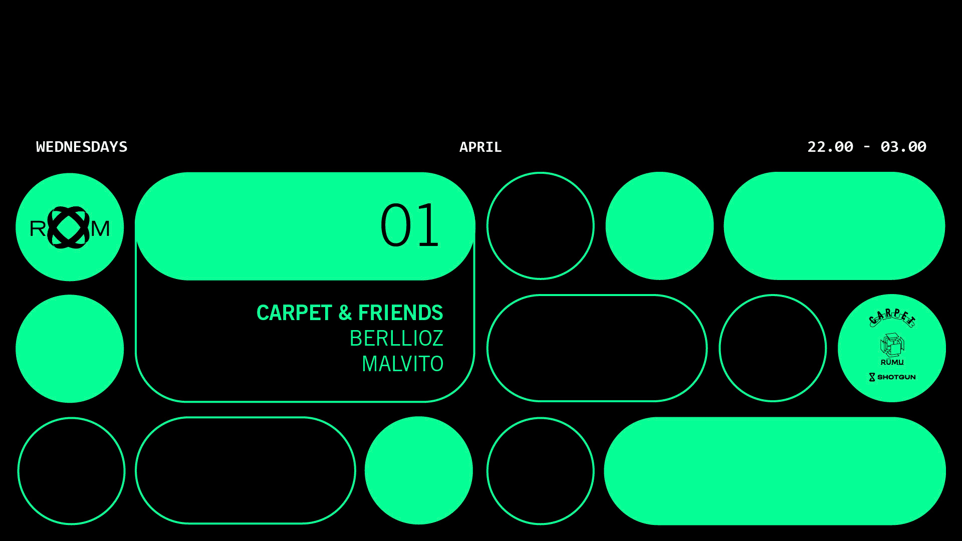 Room: Carpet & Friends W/ Berllioz, Malvito Cover