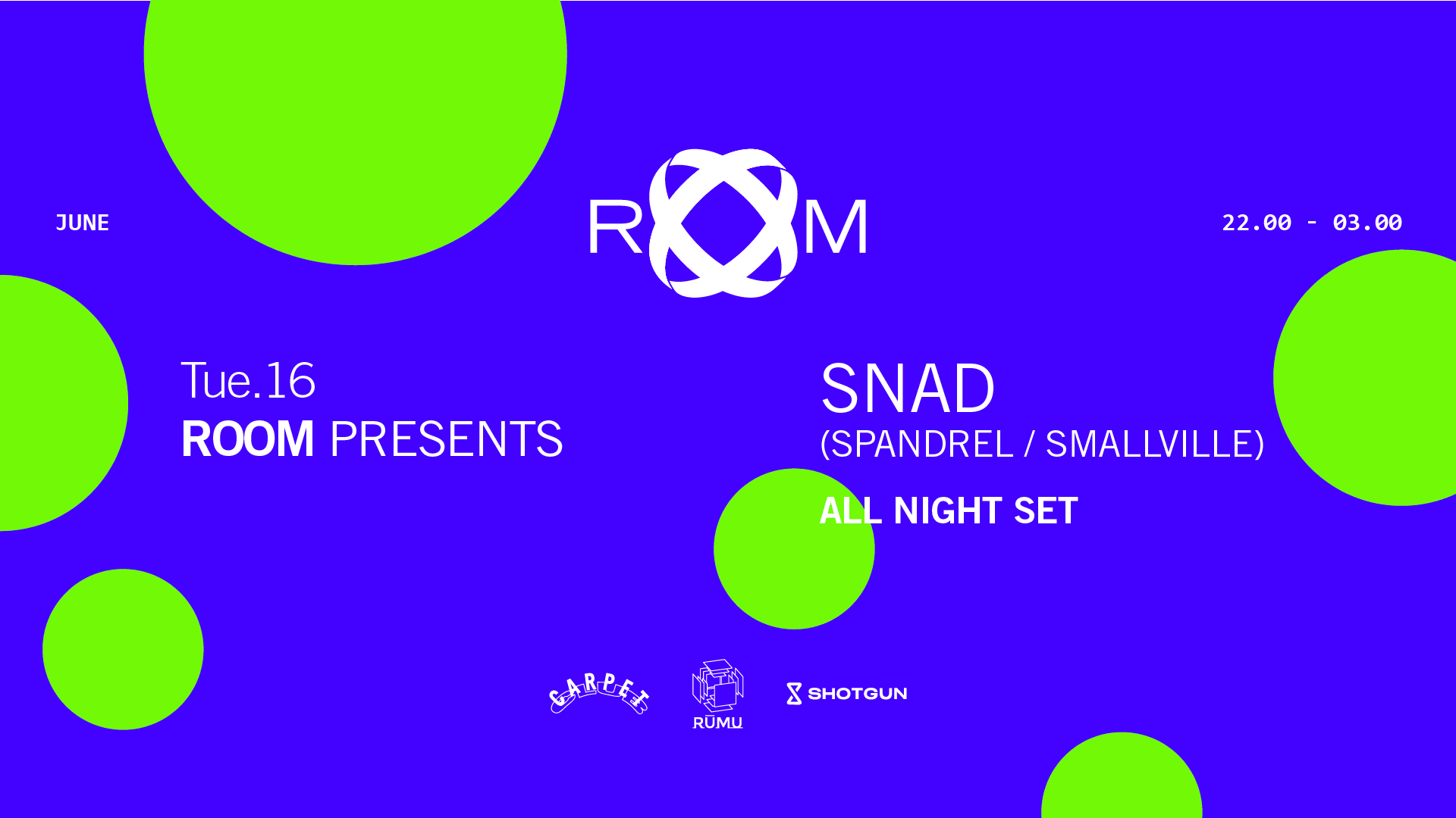 Room: Snad (Spandrel / Smallville) - All Night Set Cover
