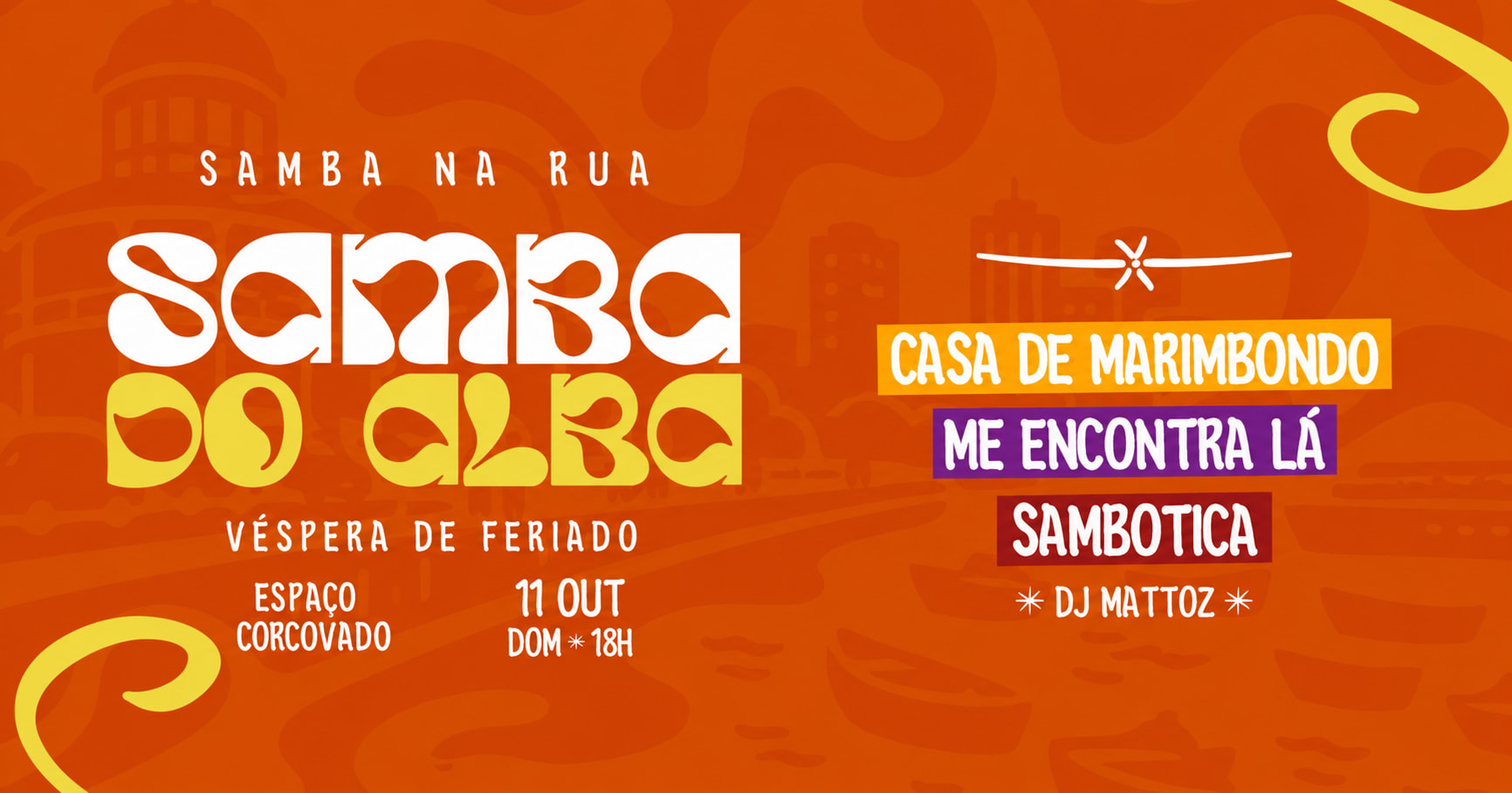 Samba Do Alba - Espaço Corcovado - 11/10 - Vésp. De Feriado Cover
