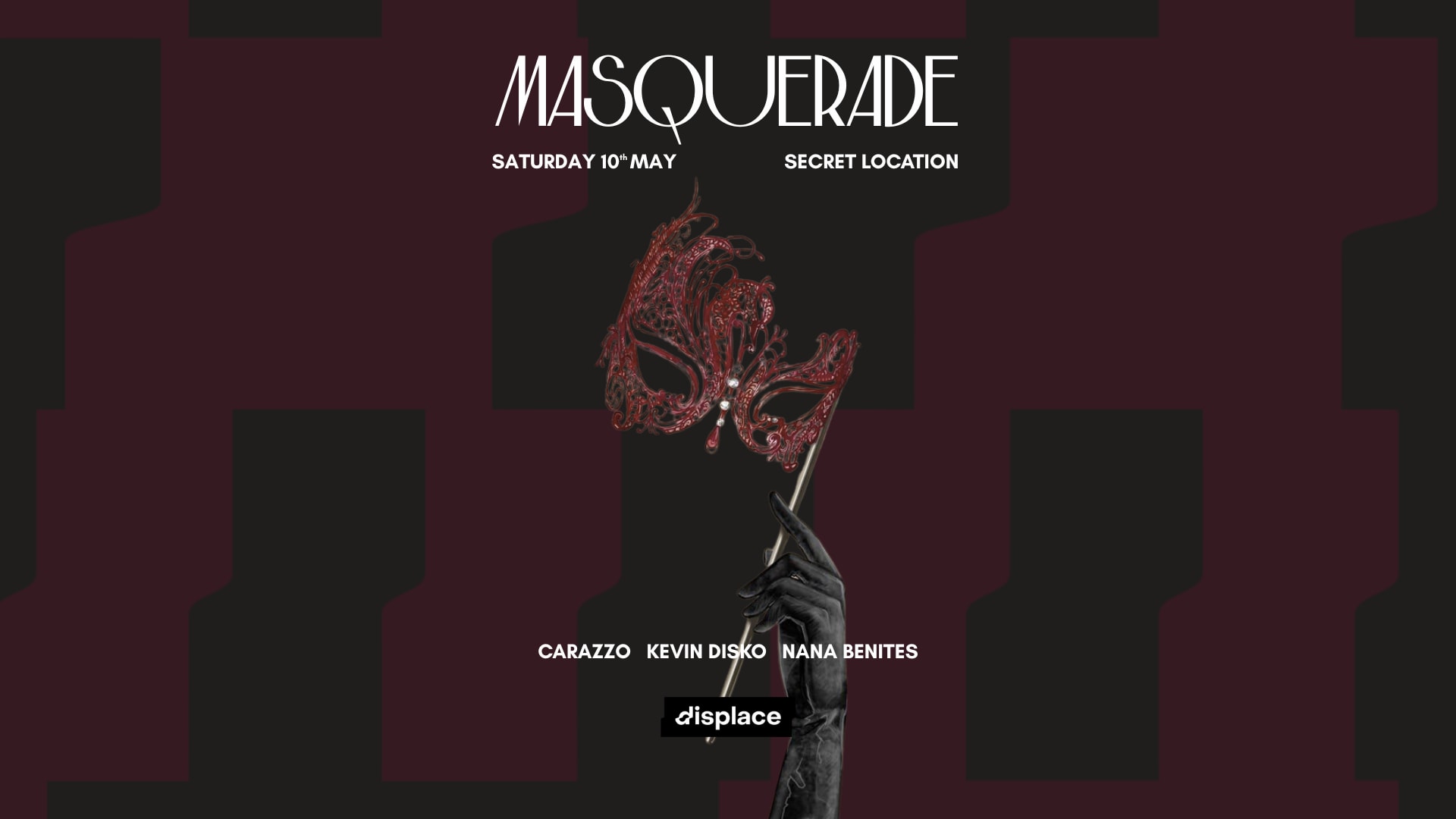 Displace - Masquerade Party Cover