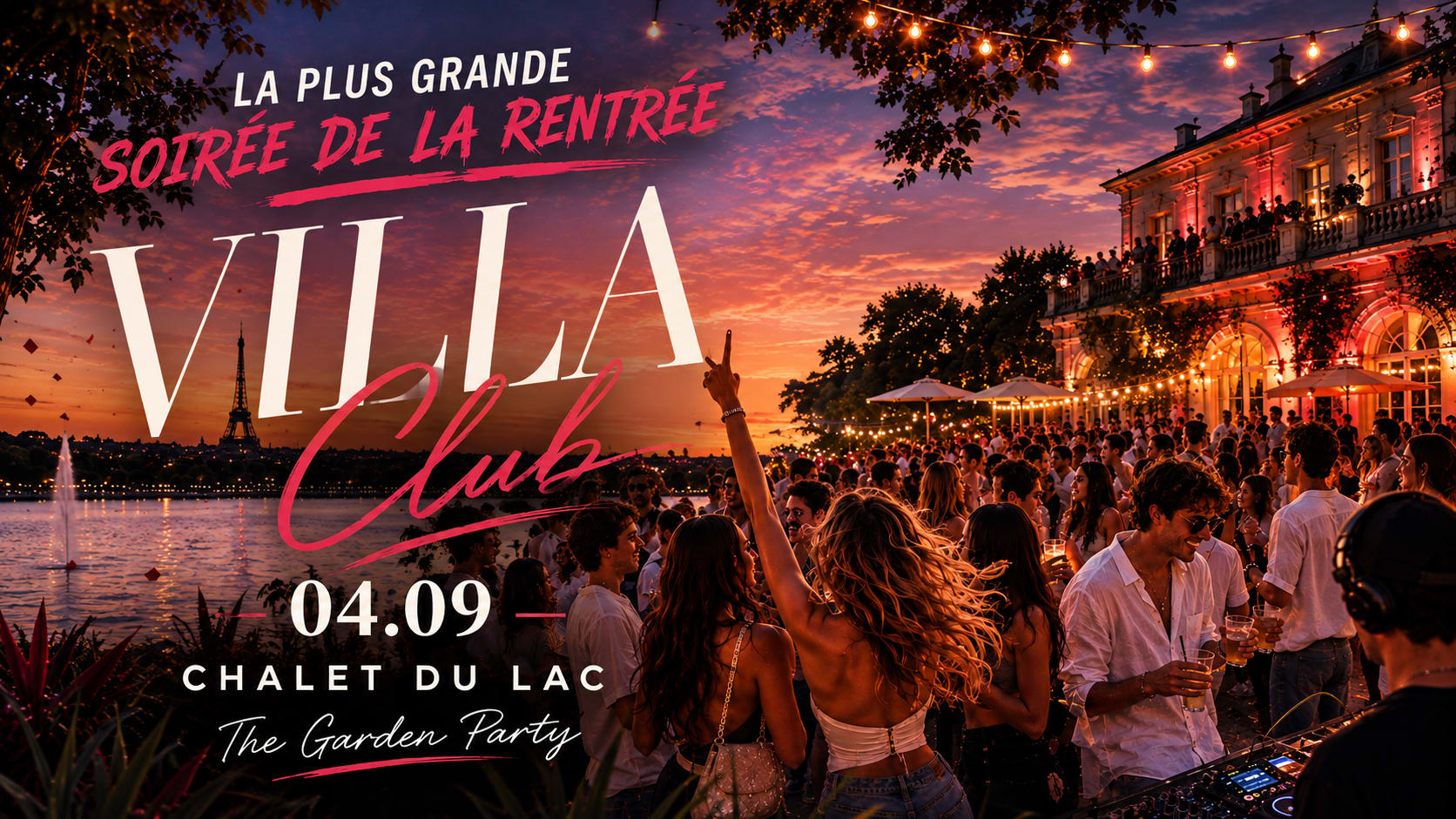 The Garden Party - Chalet Du Lac - Vendredi 4 Septembre Cover
