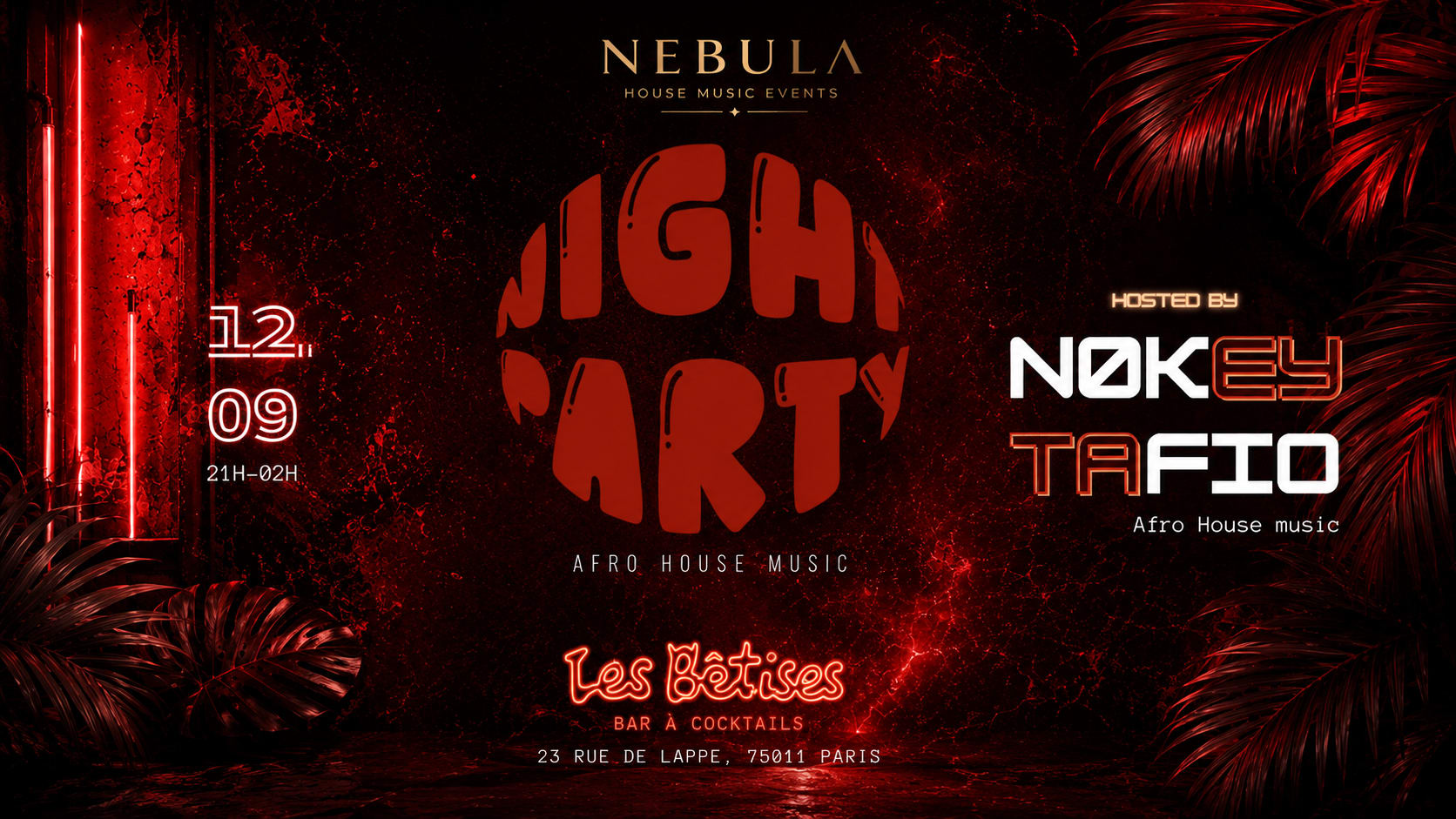 Nebula Night Party Cover